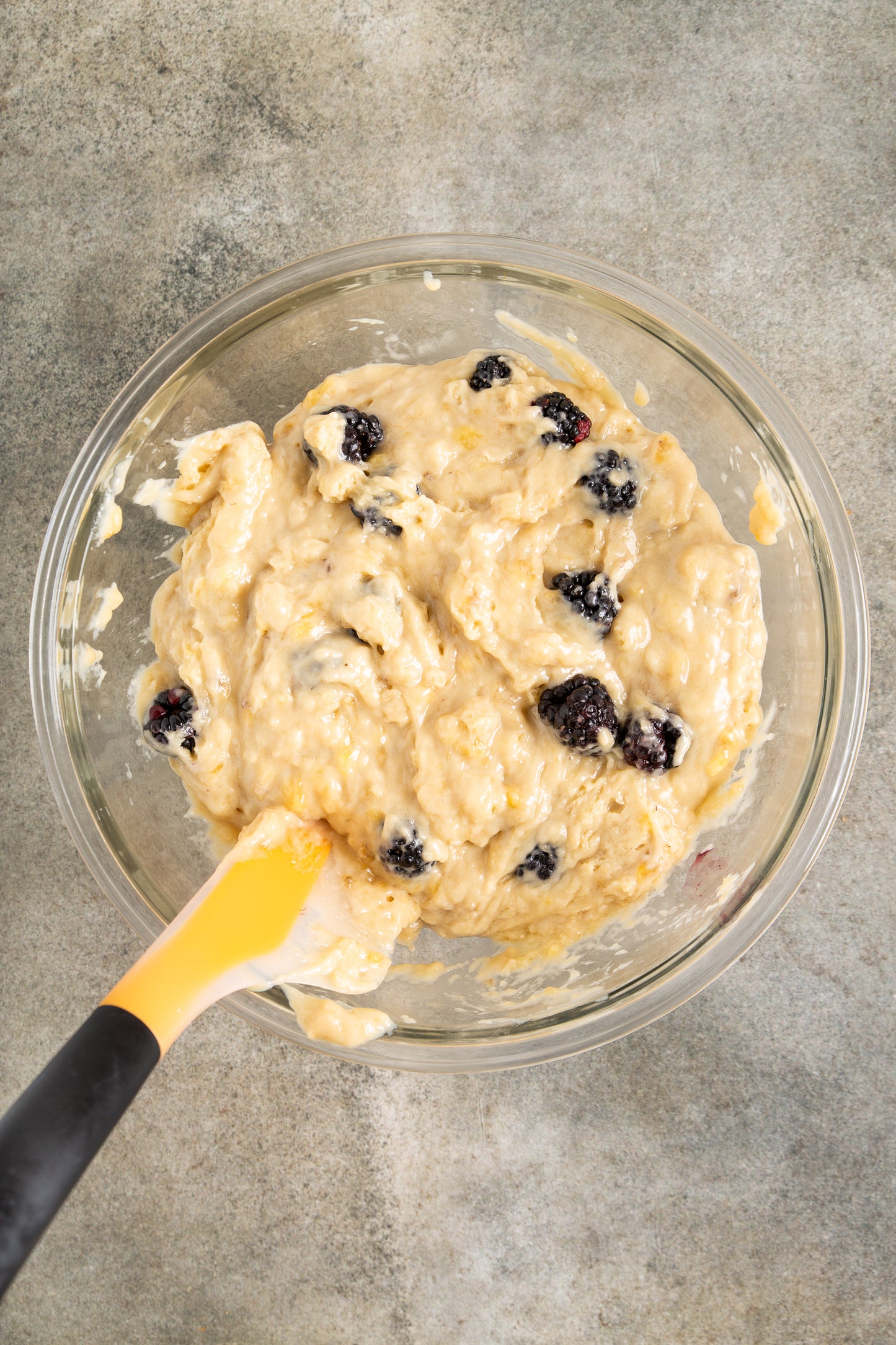 Banana Blackberry Muffins