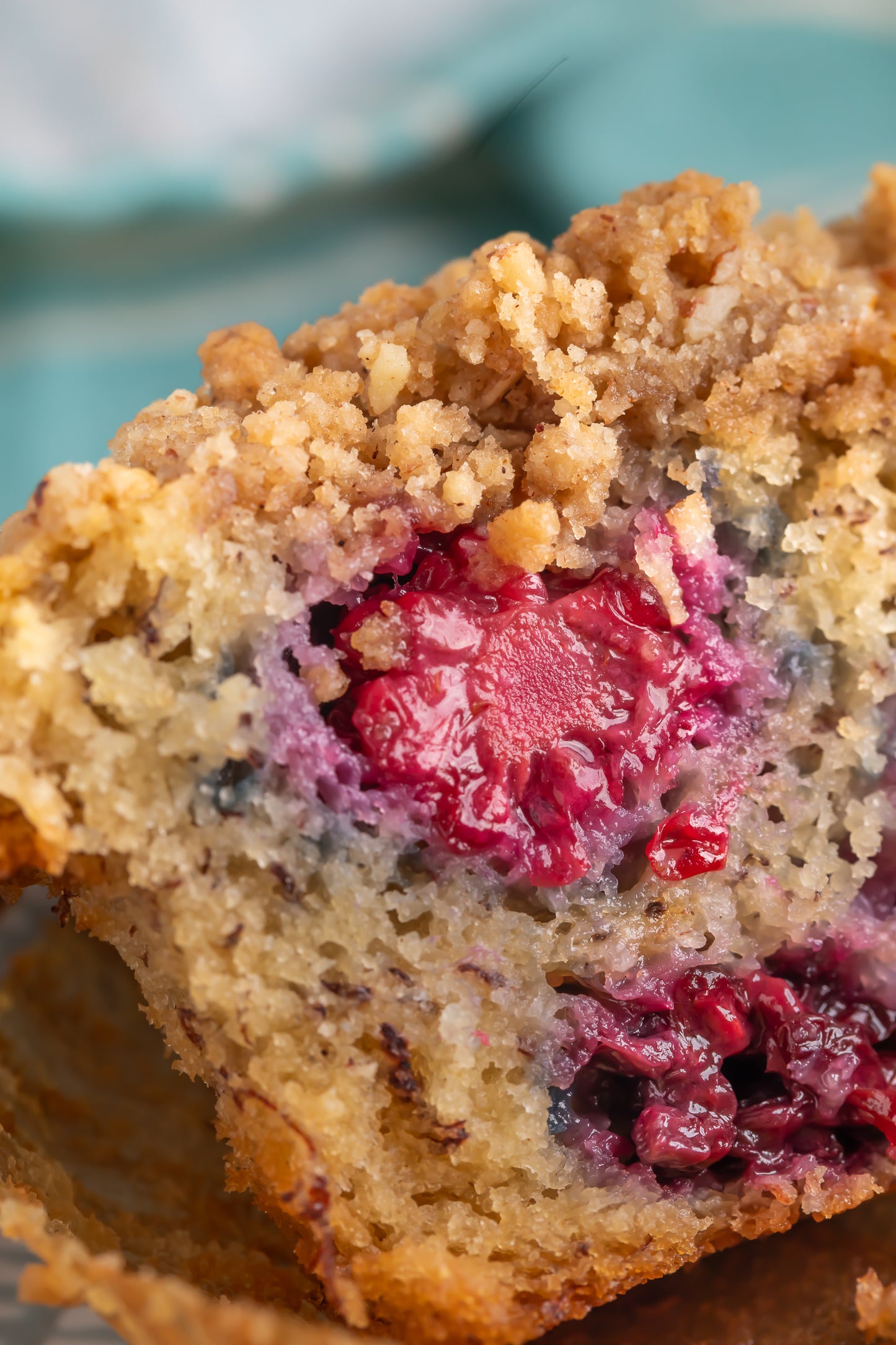 Banana Blackberry Muffins