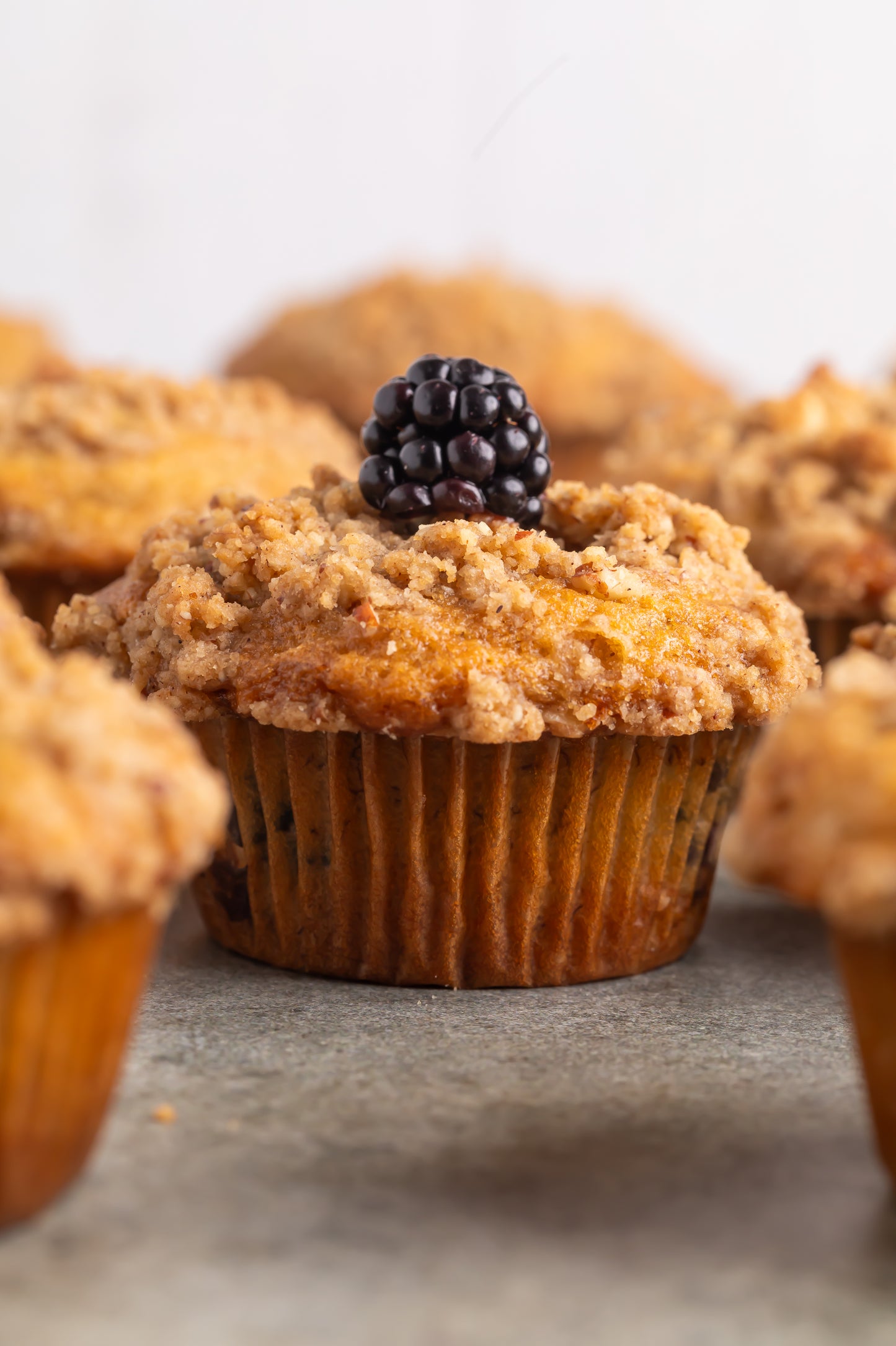 Banana Blackberry Muffins