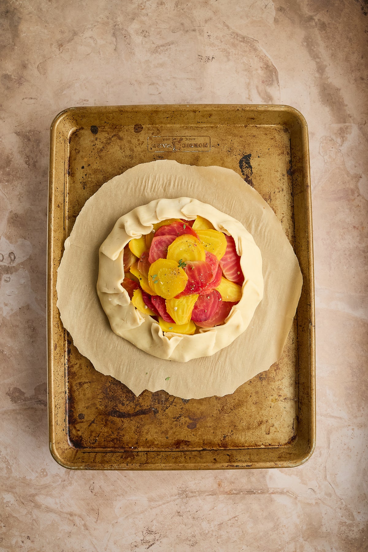 Roasted Beet Crostata