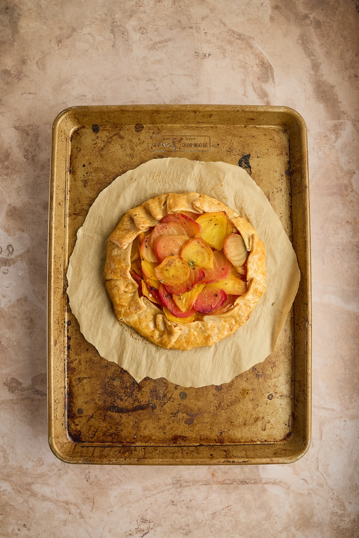 Roasted Beet Crostata