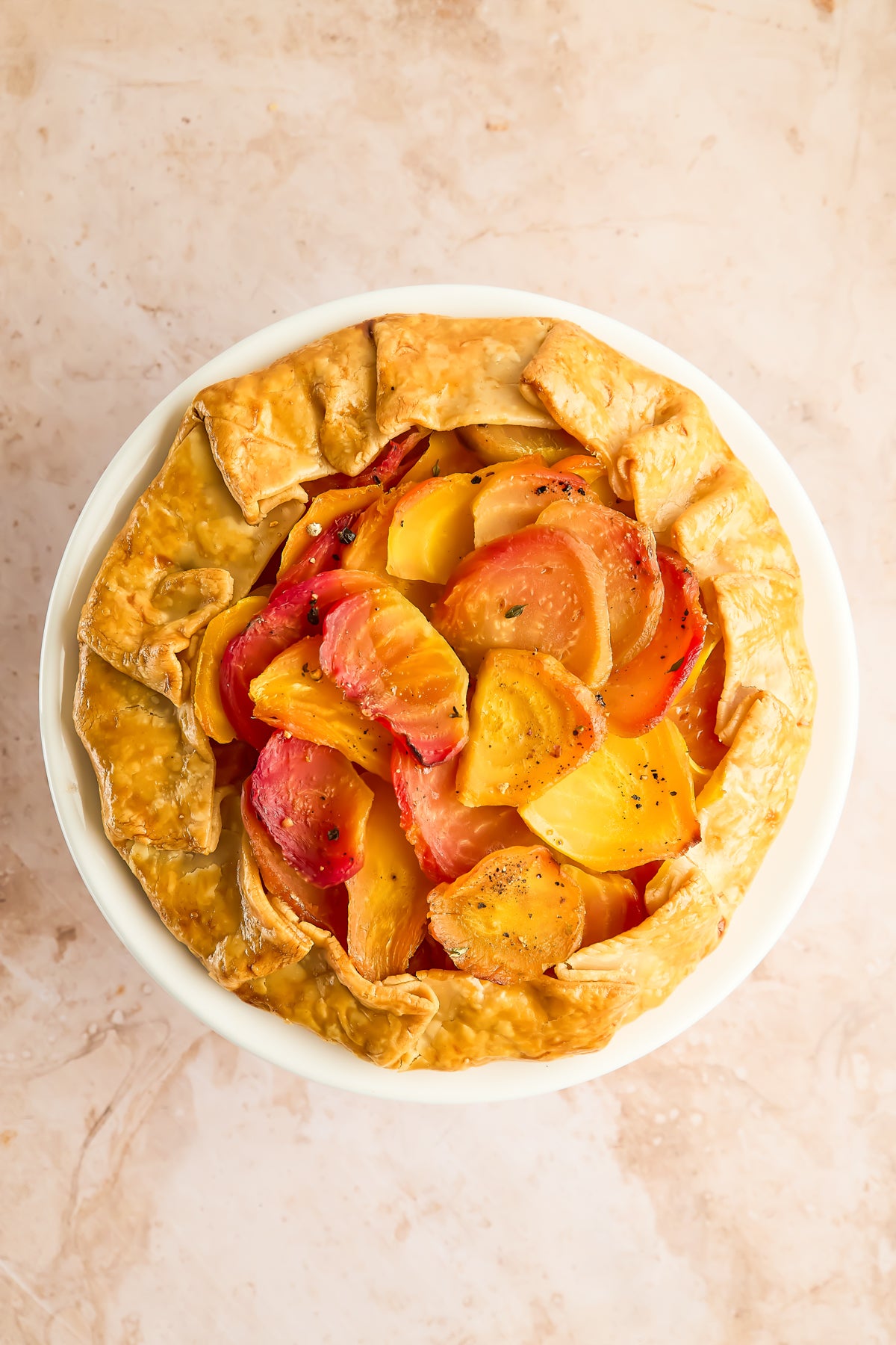 Roasted Beet Crostata