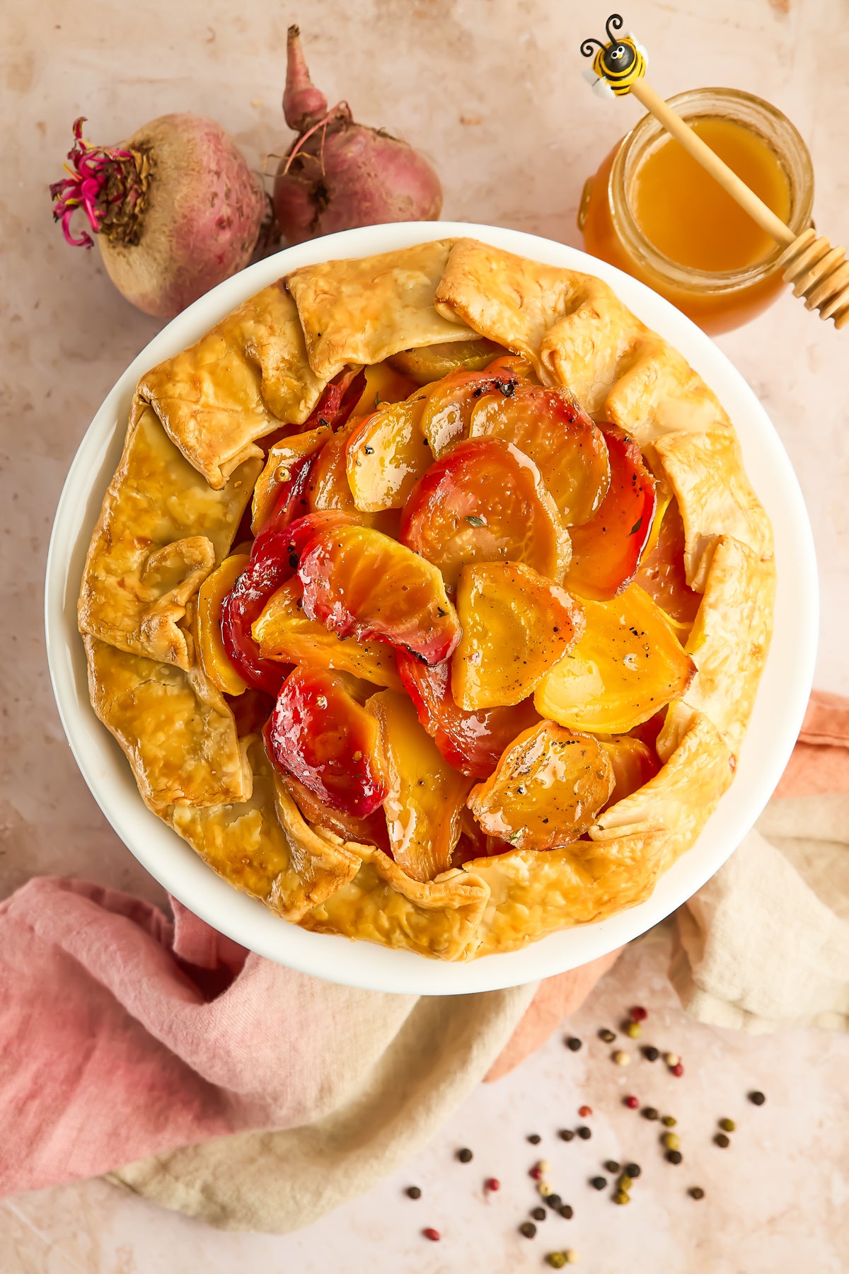 Roasted Beet Crostata