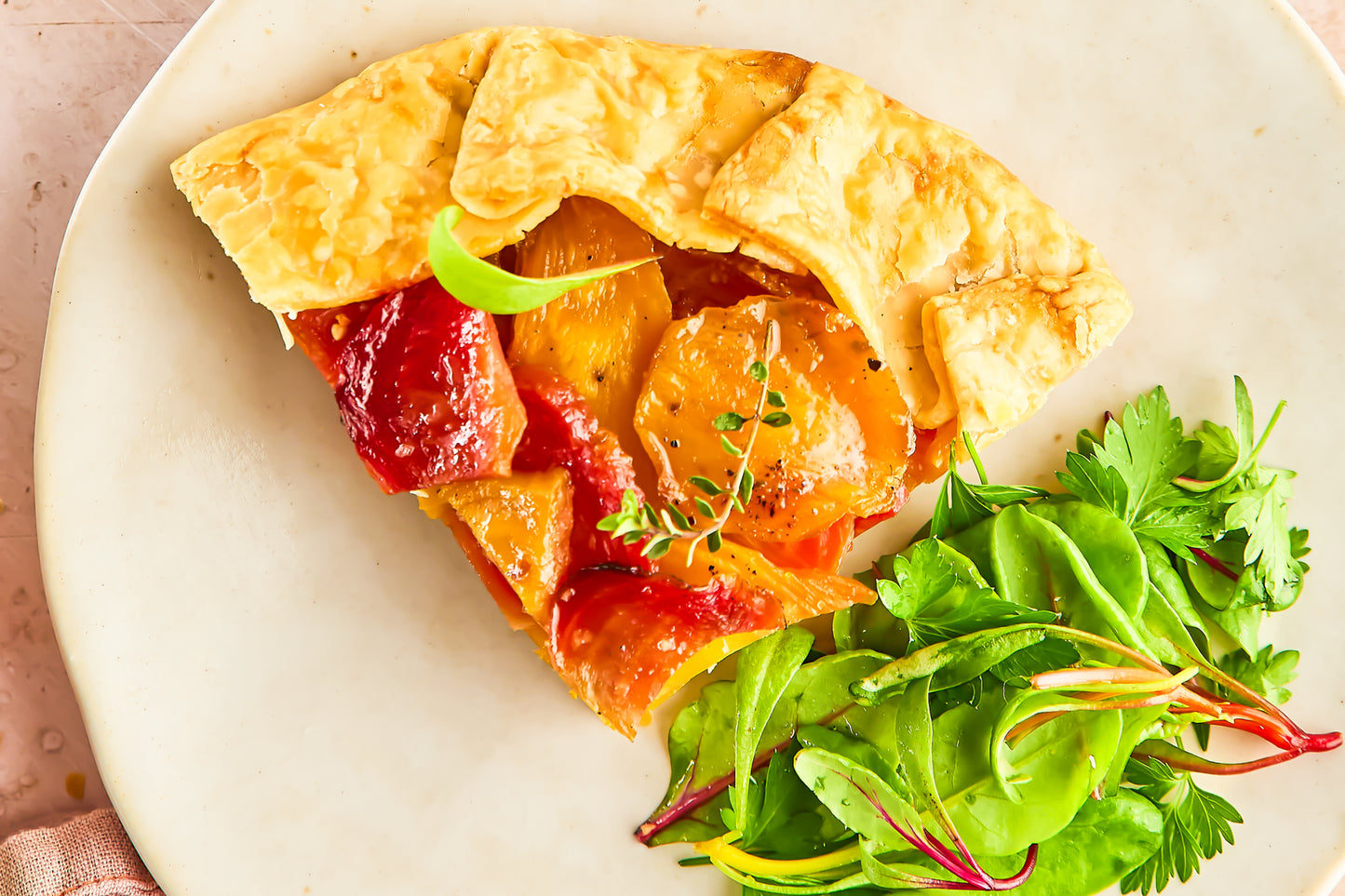 Roasted Beet Crostata