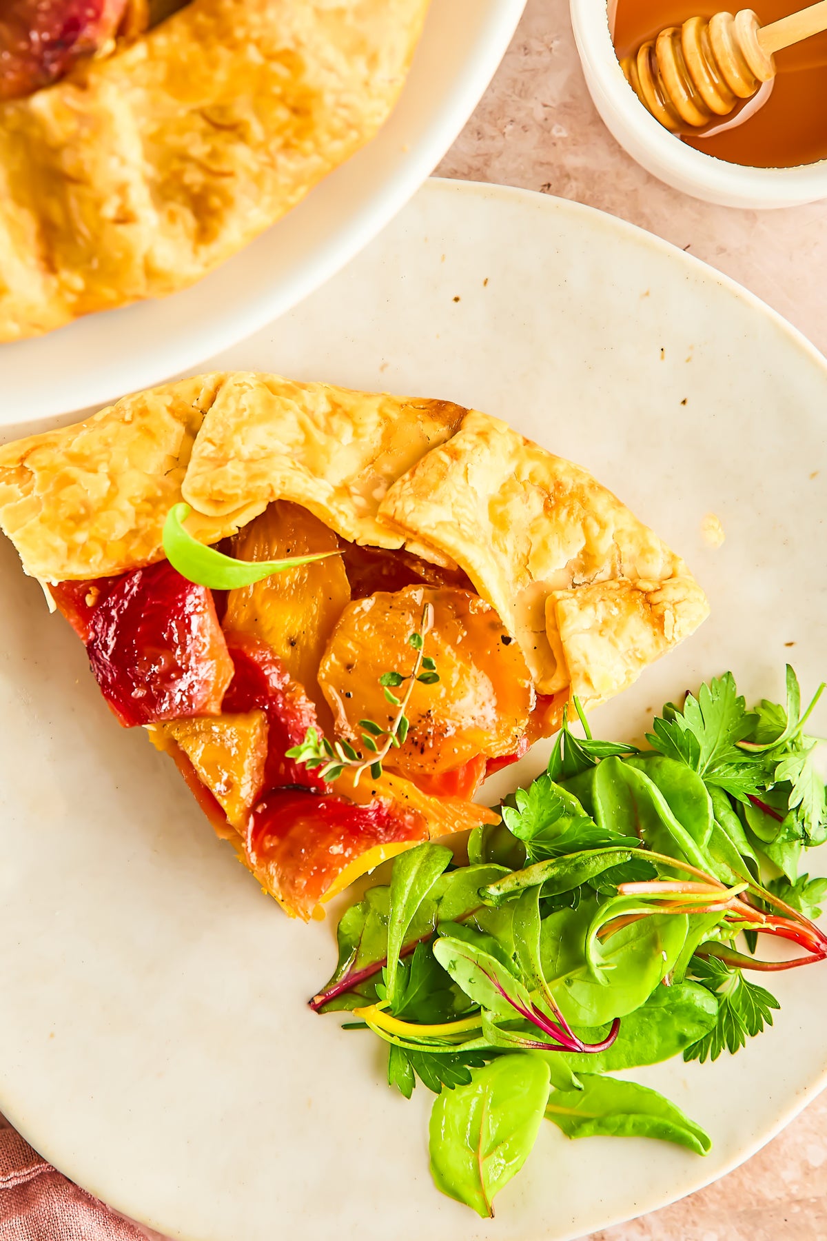 Roasted Beet Crostata