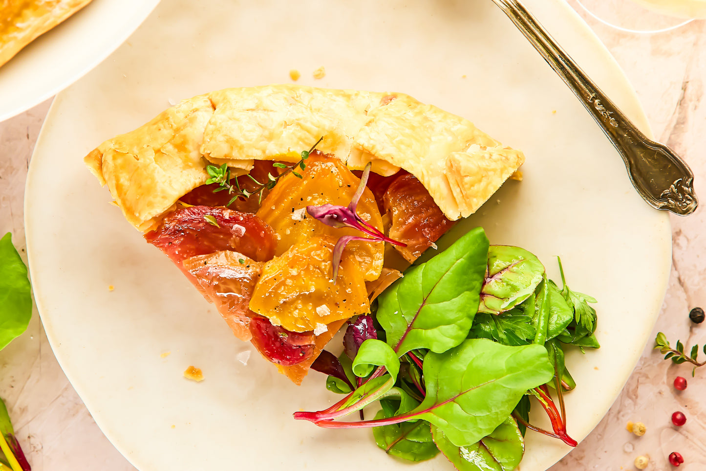 Roasted Beet Crostata