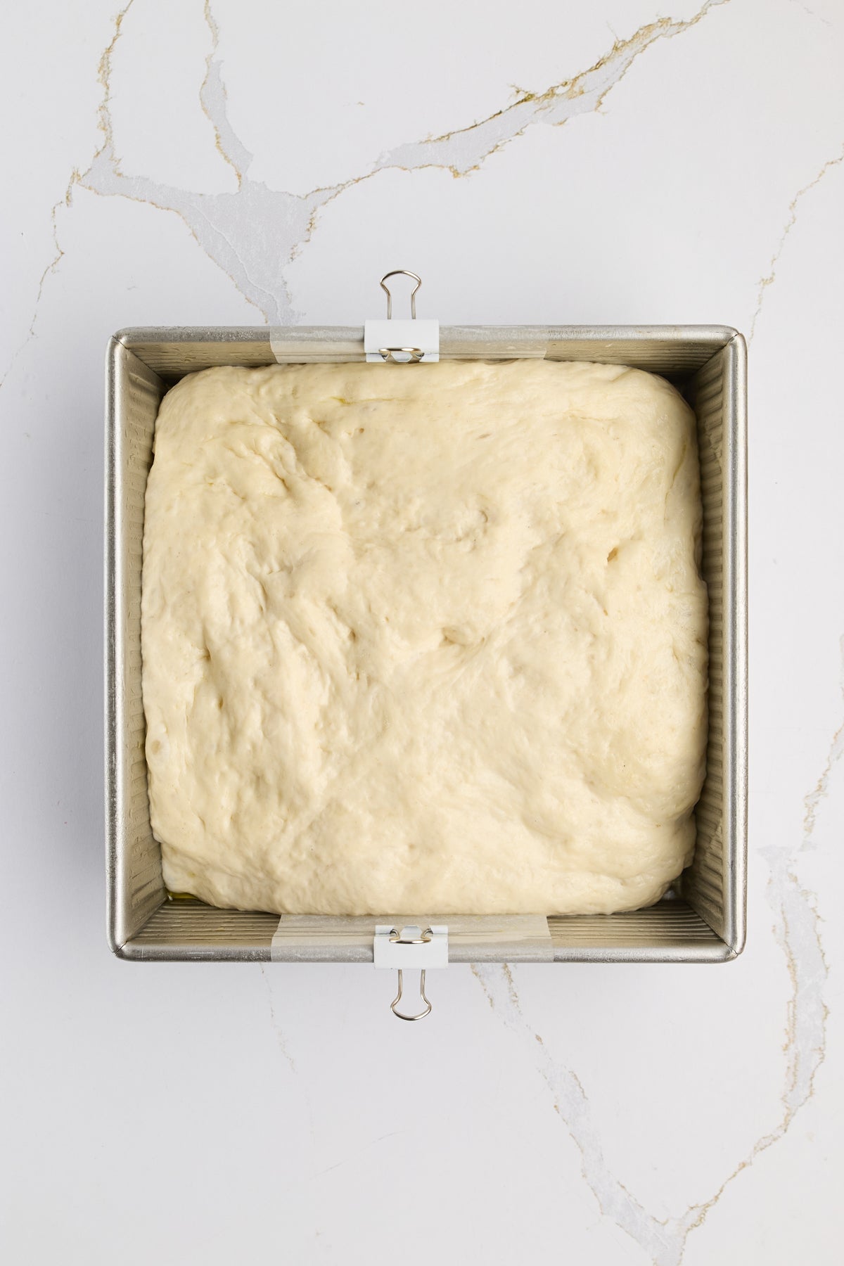 Classic Focaccia Bread with Coarse Salt