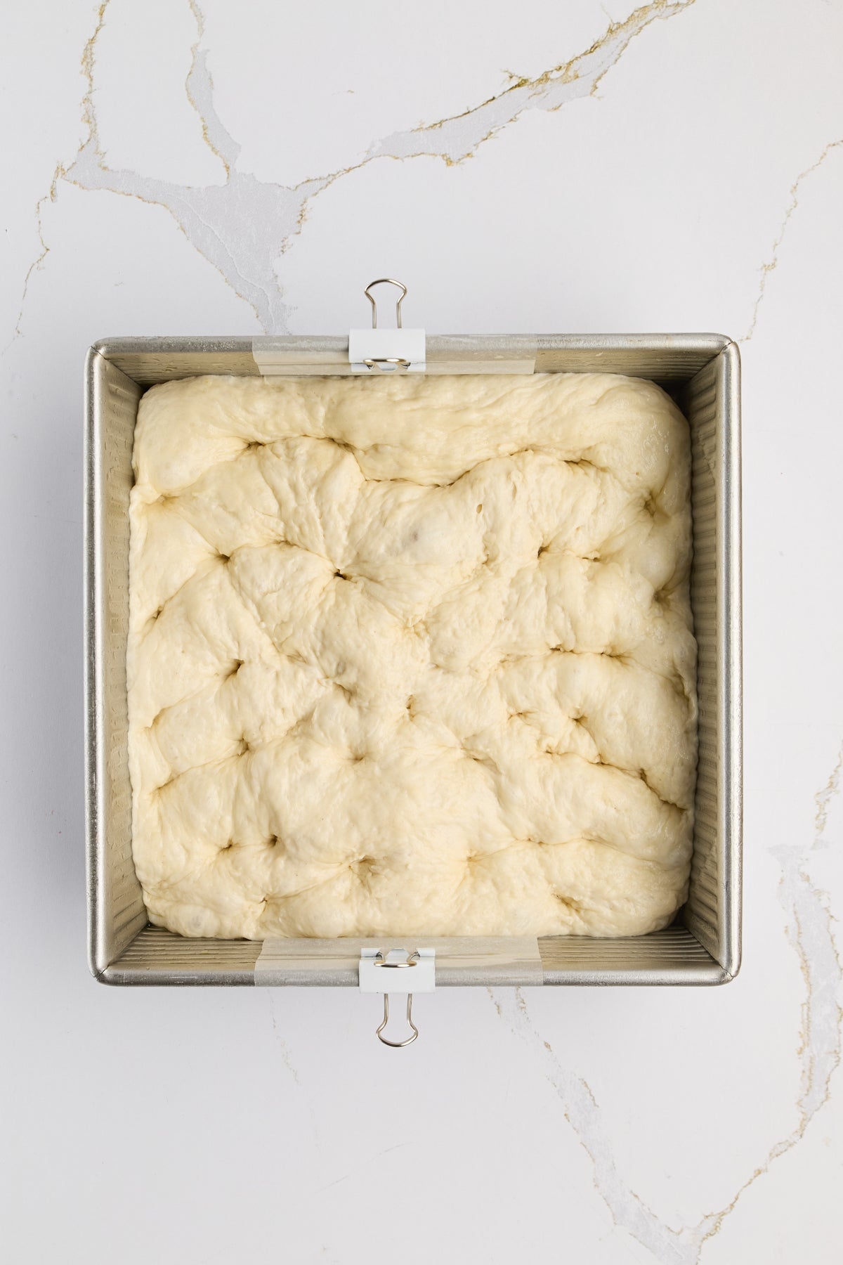 Classic Focaccia Bread with Coarse Salt