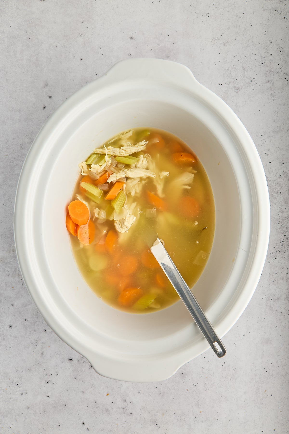 Slow Cooker Chicken Matzo Ball Soup