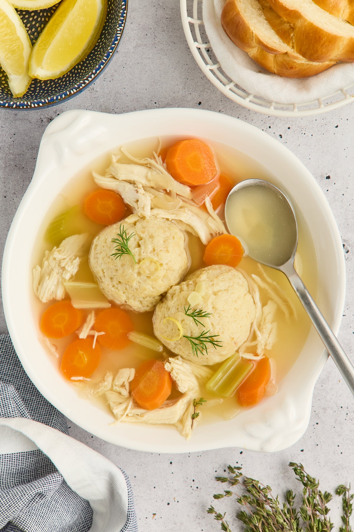 Slow Cooker Chicken Matzo Ball Soup