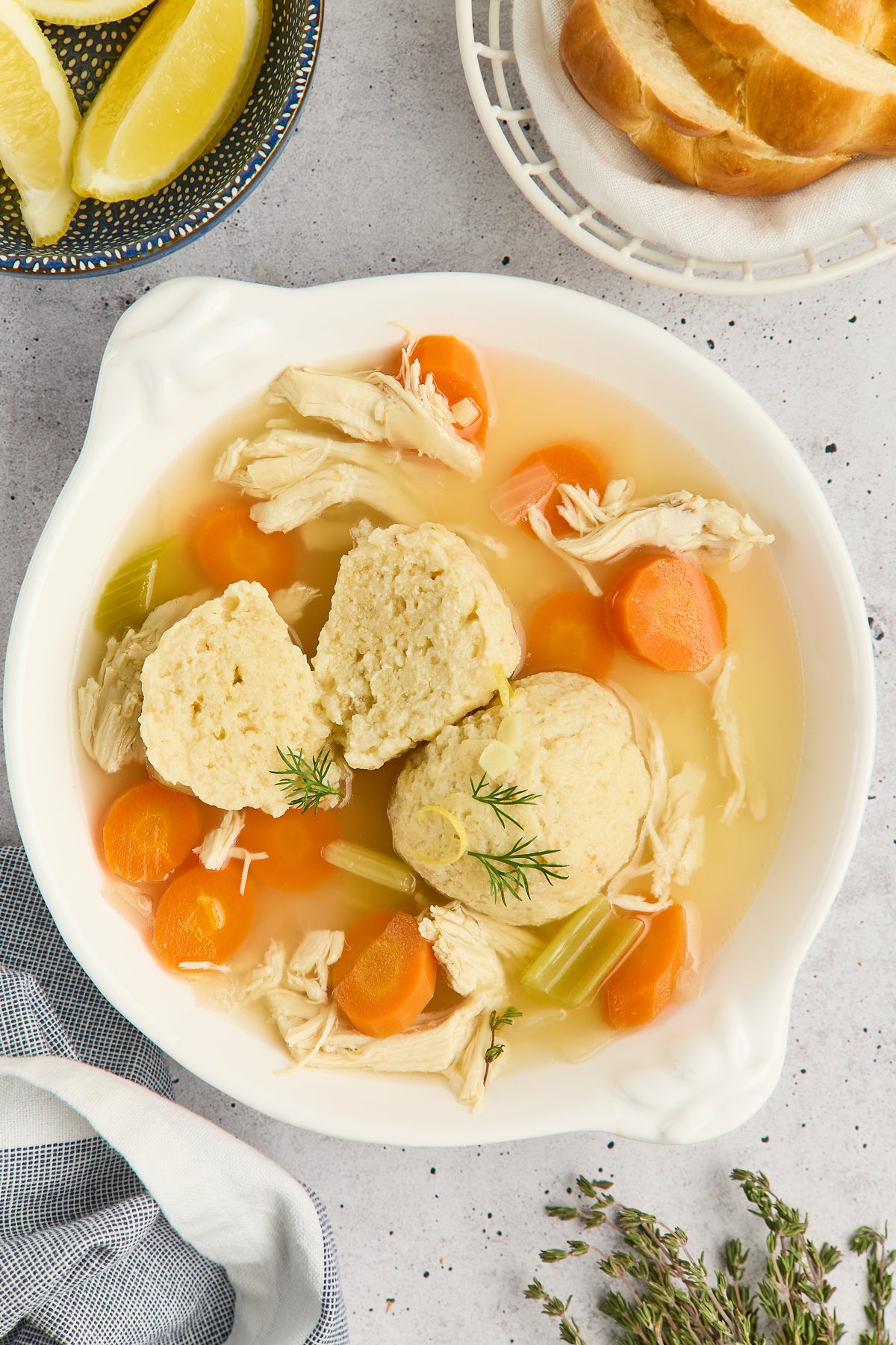 Slow Cooker Chicken Matzo Ball Soup