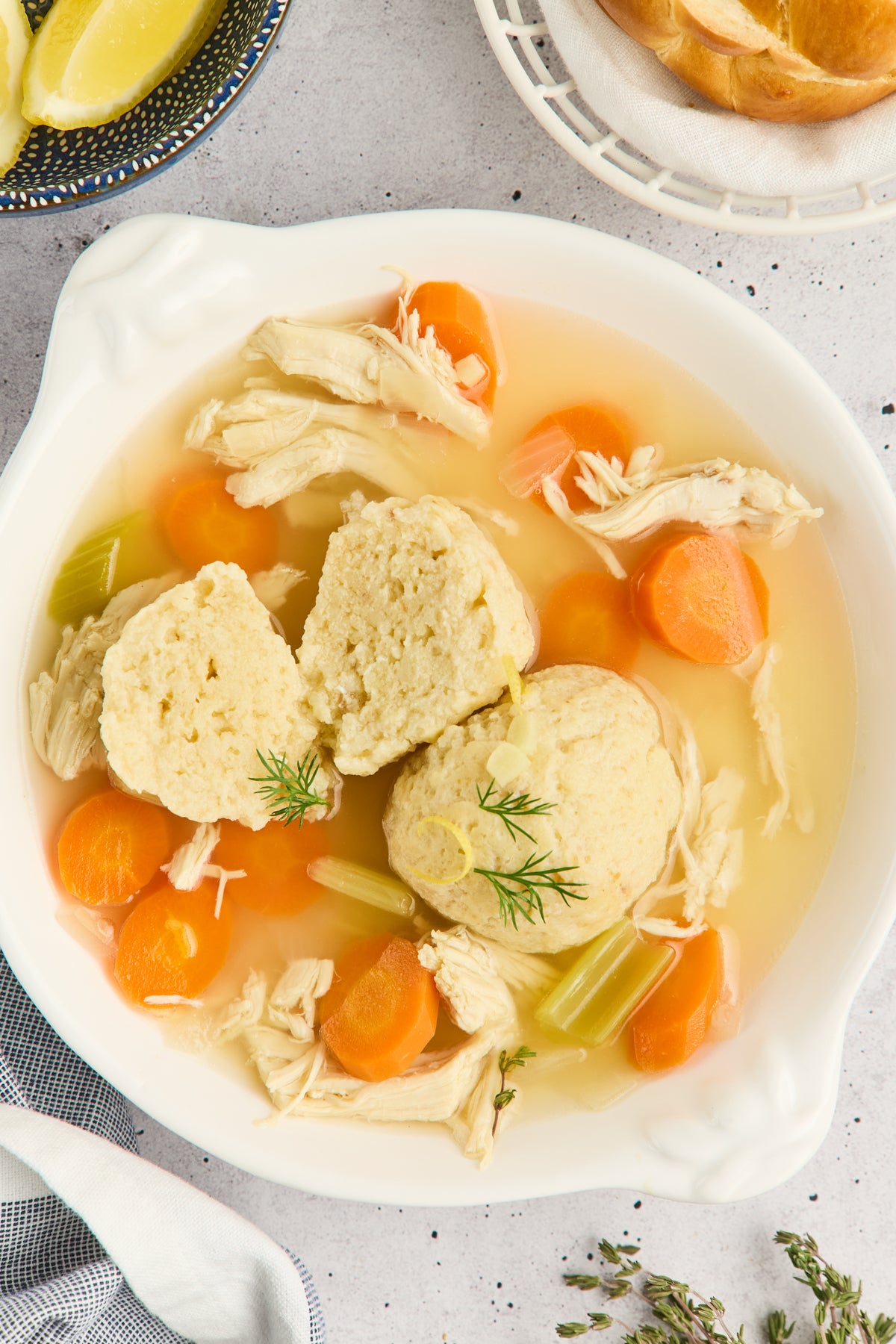 Slow Cooker Chicken Matzo Ball Soup