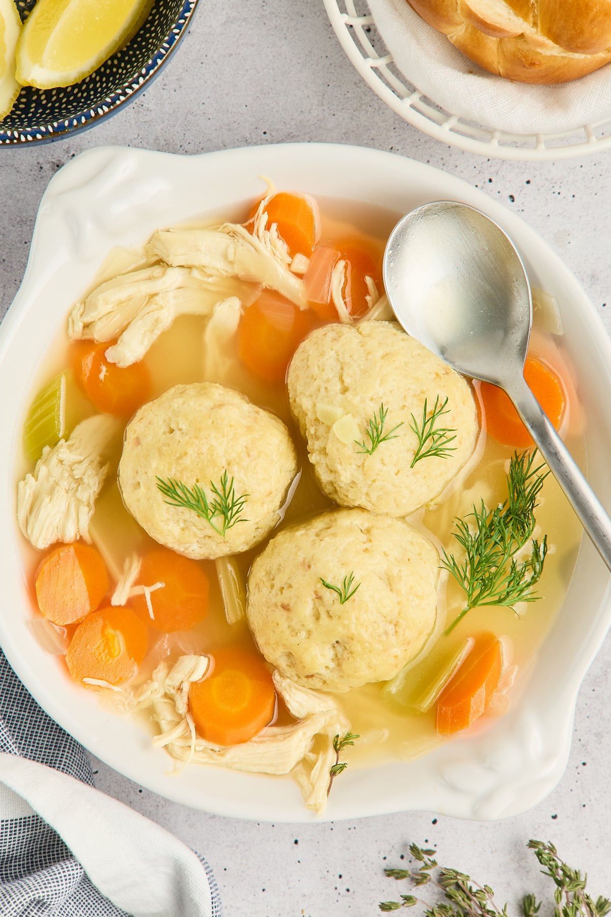 Slow Cooker Chicken Matzo Ball Soup