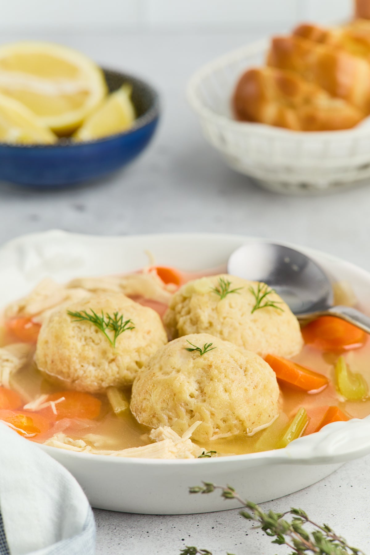 Slow Cooker Chicken Matzo Ball Soup
