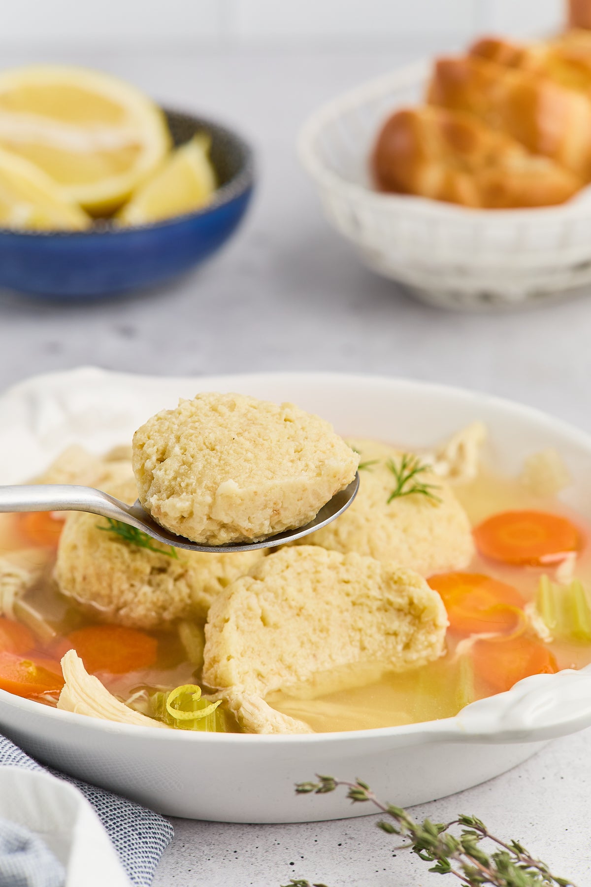 Slow Cooker Chicken Matzo Ball Soup