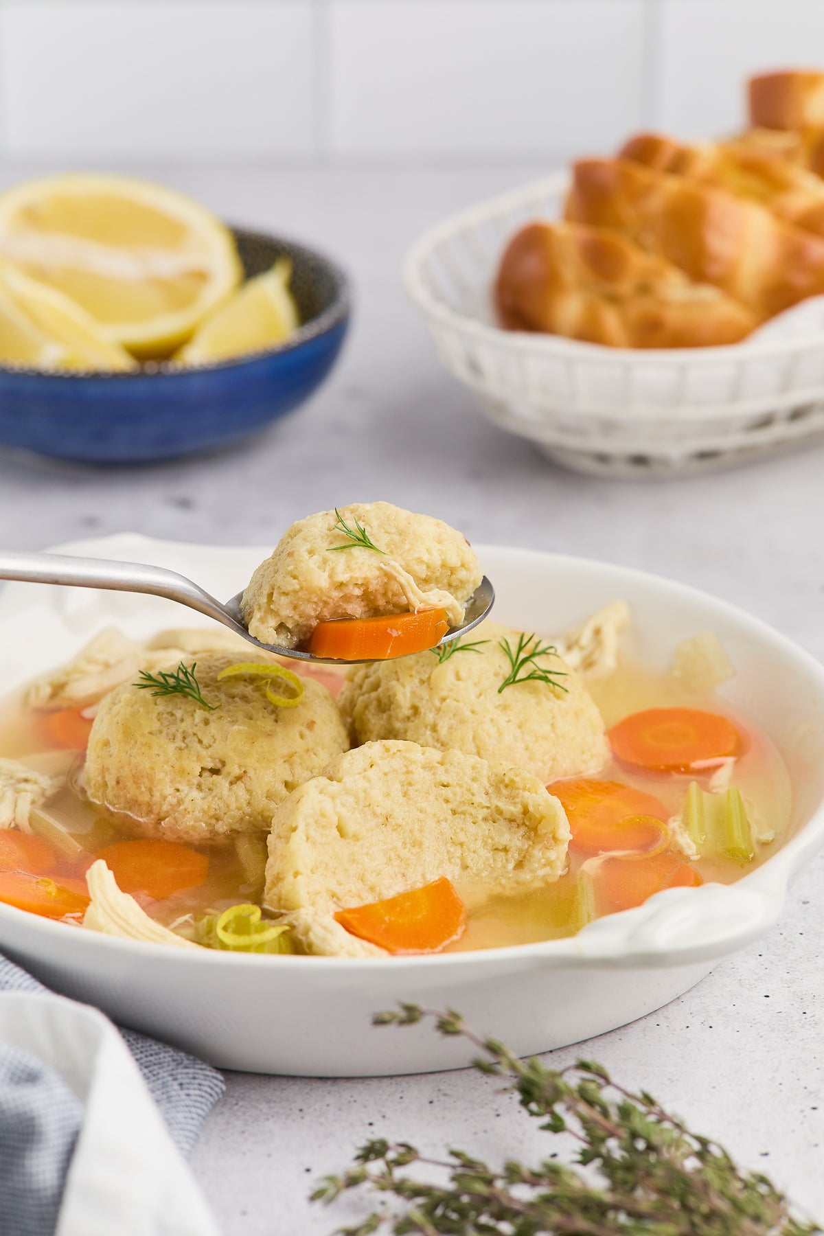 Slow Cooker Chicken Matzo Ball Soup