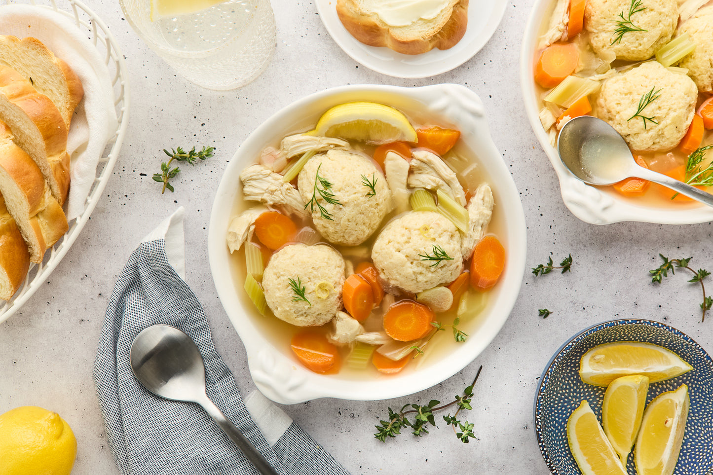 Slow Cooker Chicken Matzo Ball Soup