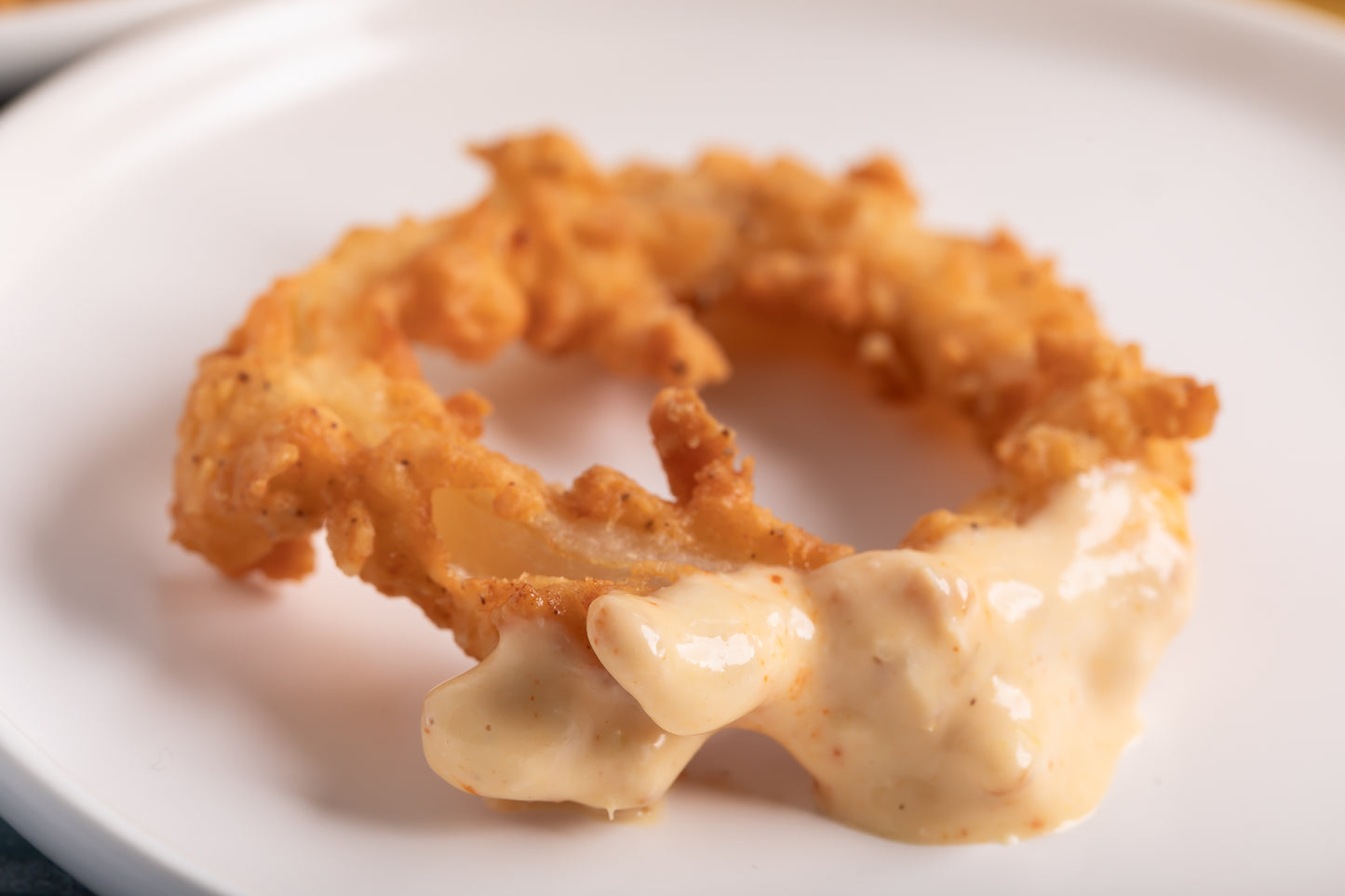Onion Rings with Dipping Sauce