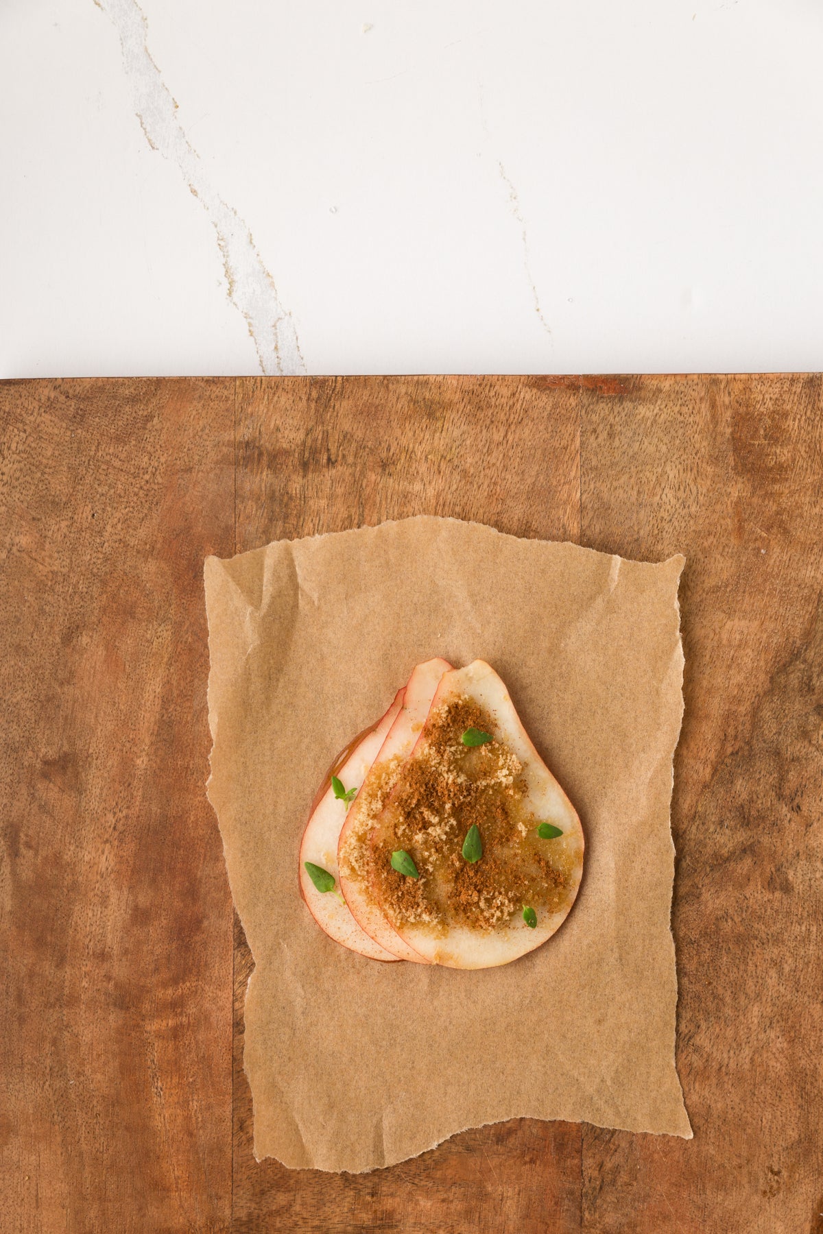 Upside-Down Pear Puff Pastry Tarts