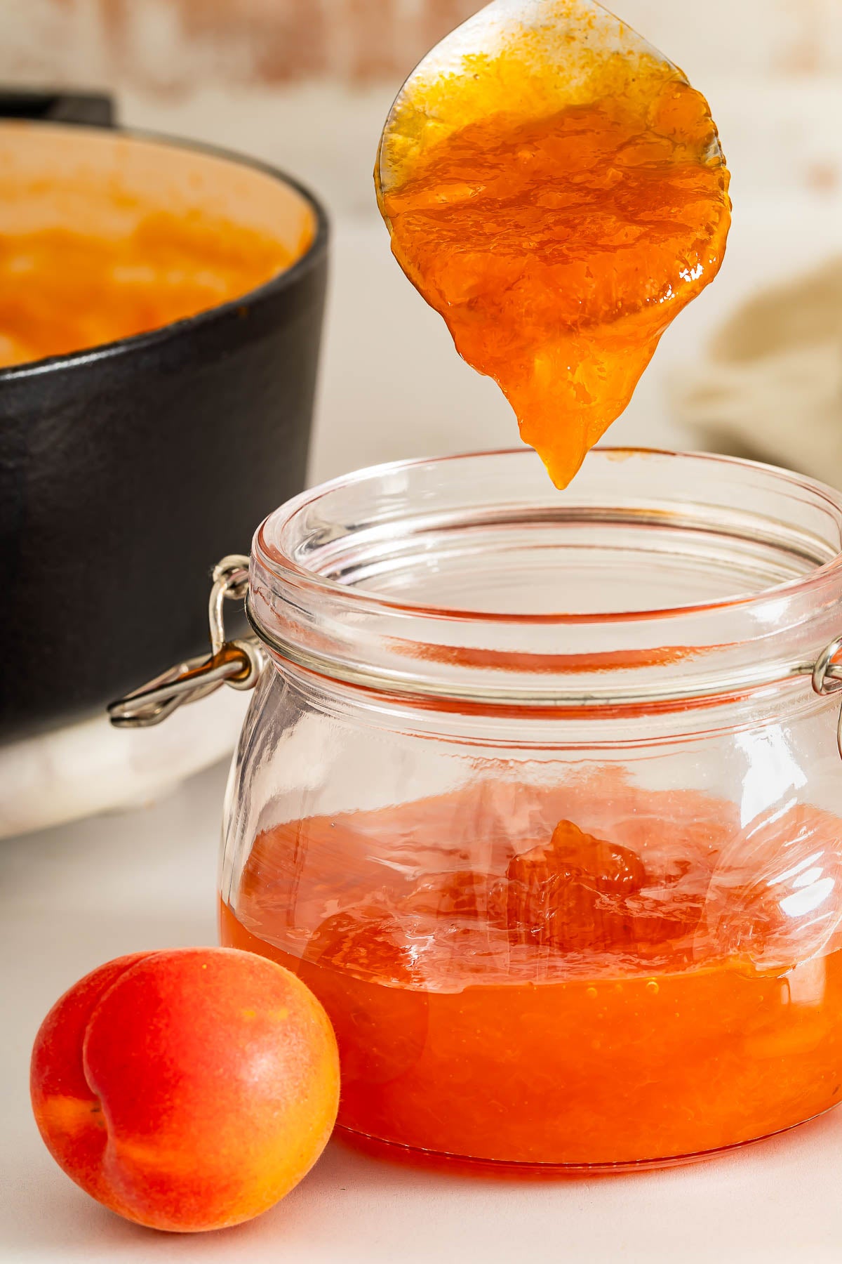 Apricot Jam & Thumbprint Cookies