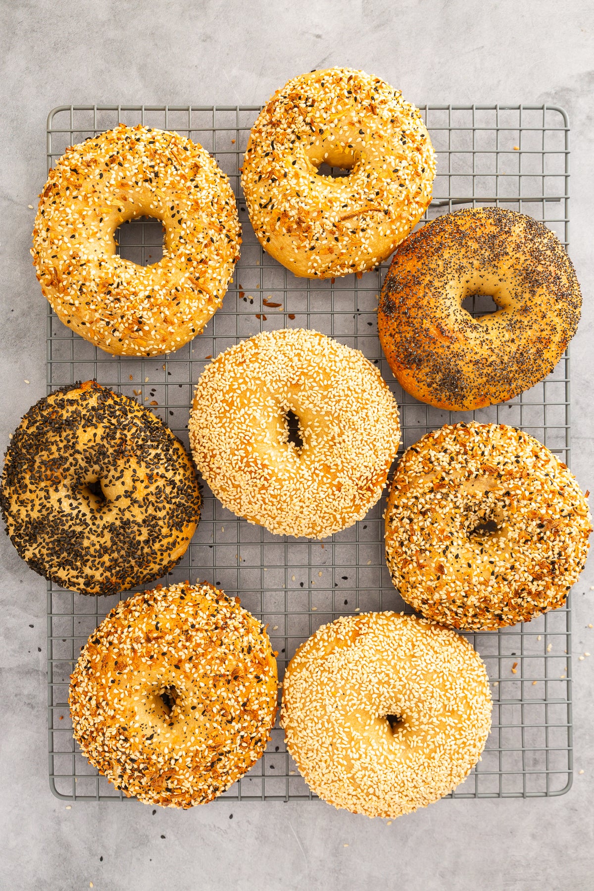 Homemade New York Style Bagels