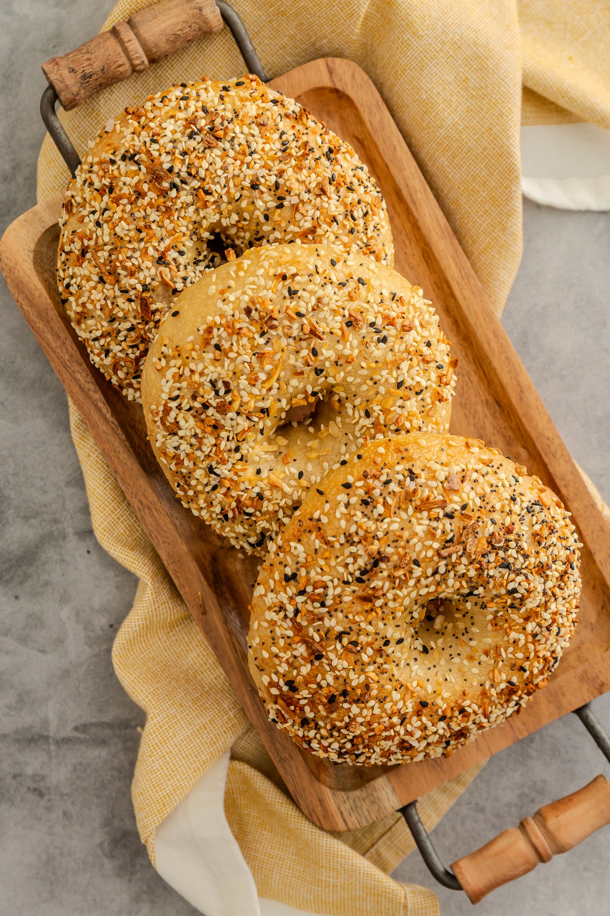 Homemade New York Style Bagels