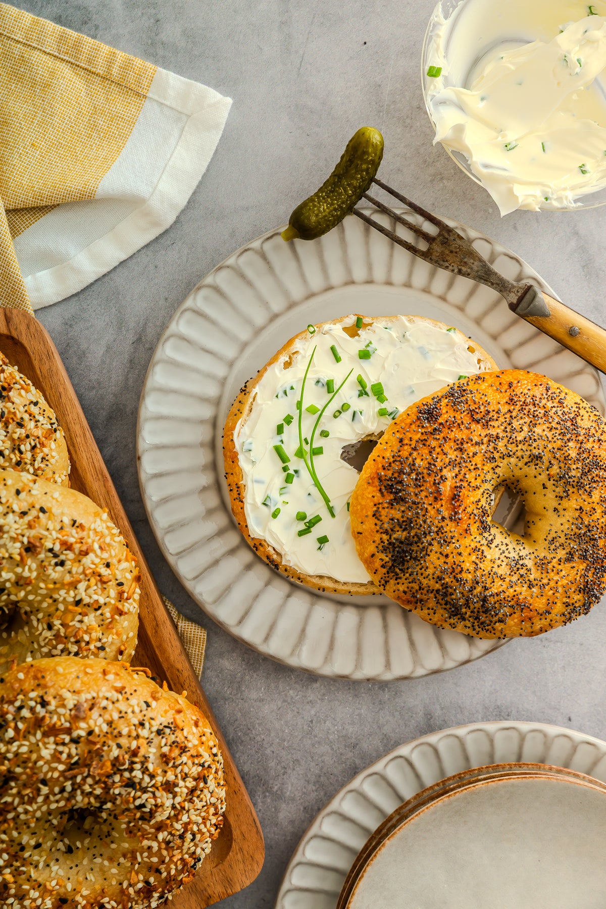 Homemade New York Style Bagels