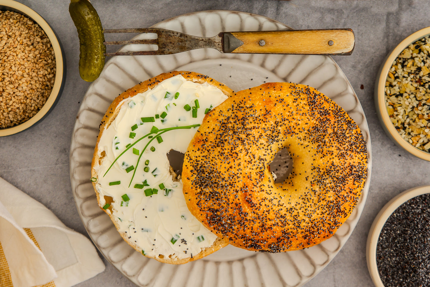 Homemade New York Style Bagels