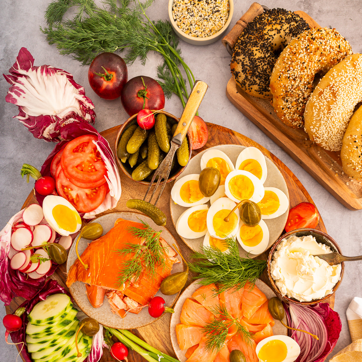 Homemade New York Style Bagels