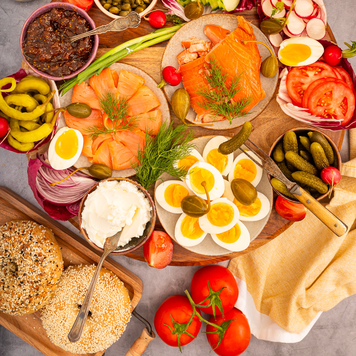 Homemade New York Style Bagels