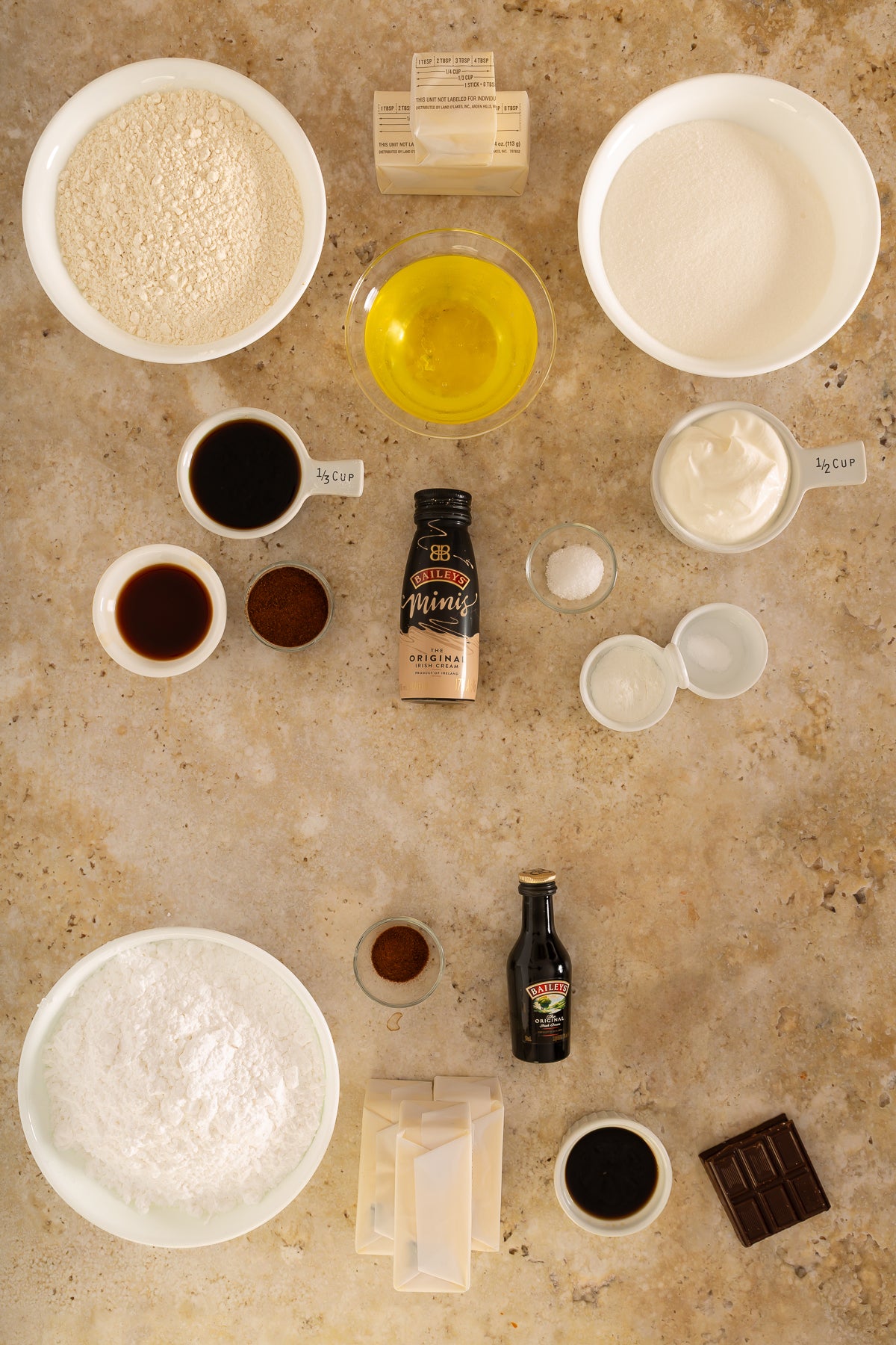 Baileys Coffee Cupcakes with Baileys Buttercream