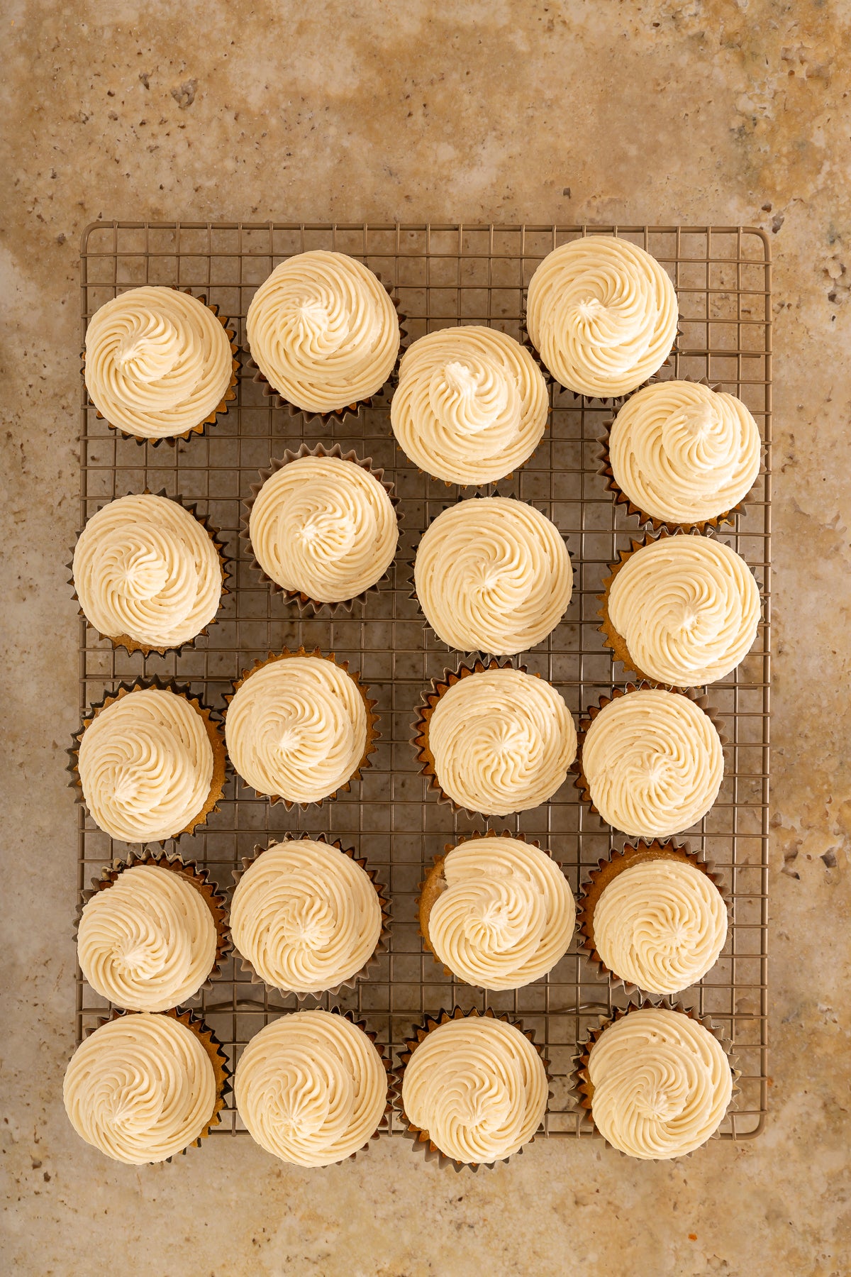 Baileys Coffee Cupcakes with Baileys Buttercream