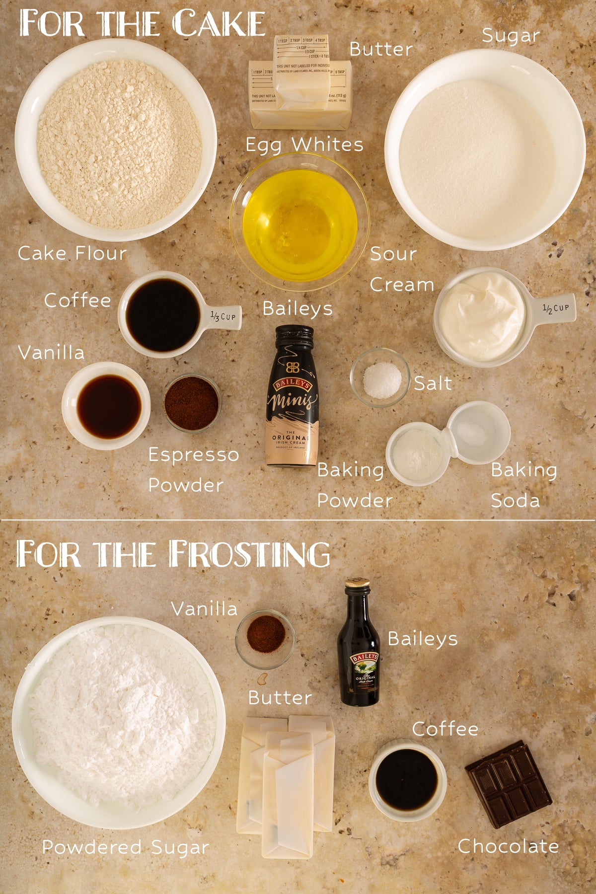 Baileys Coffee Cupcakes with Baileys Buttercream
