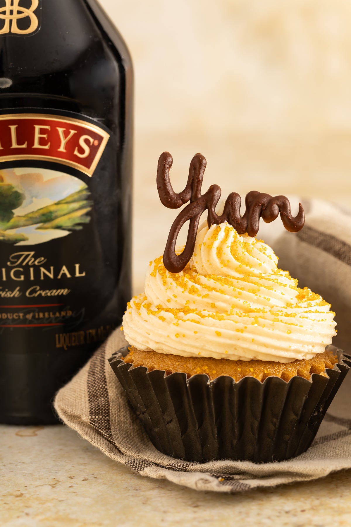 Baileys Coffee Cupcakes with Baileys Buttercream