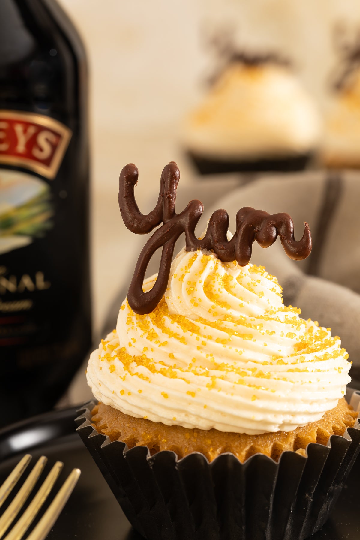 Baileys Coffee Cupcakes with Baileys Buttercream