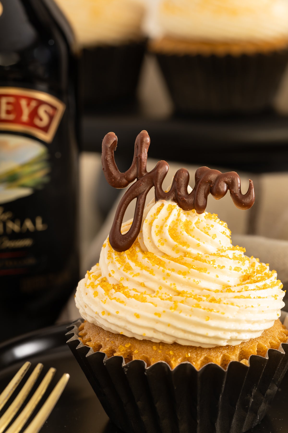 Baileys Coffee Cupcakes with Baileys Buttercream