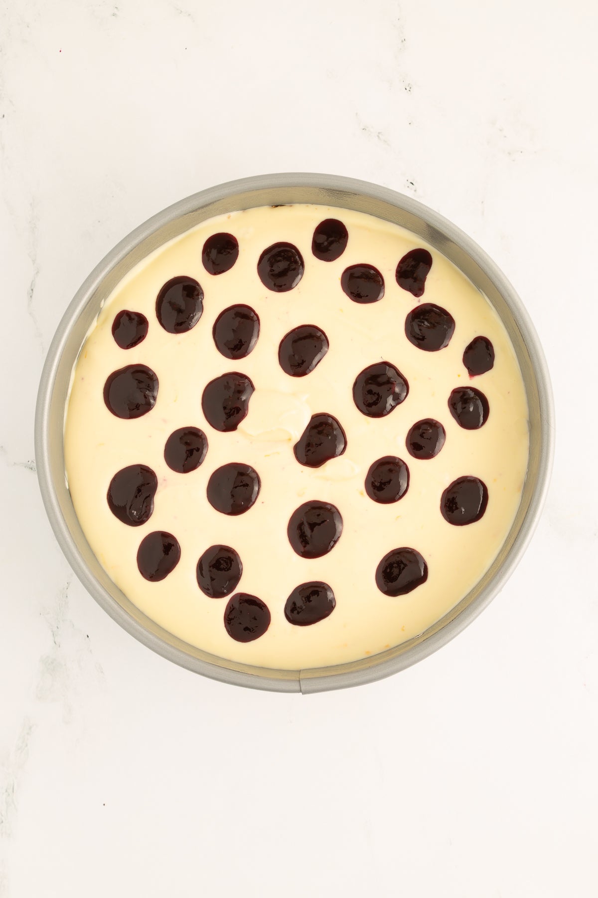 Lemon Cheesecake with Blueberry