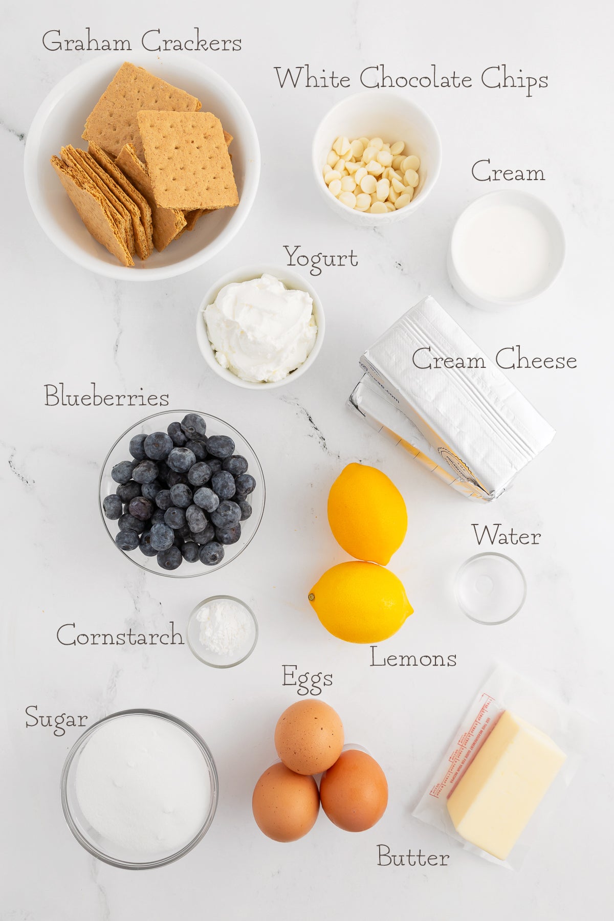 Lemon Cheesecake with Blueberry