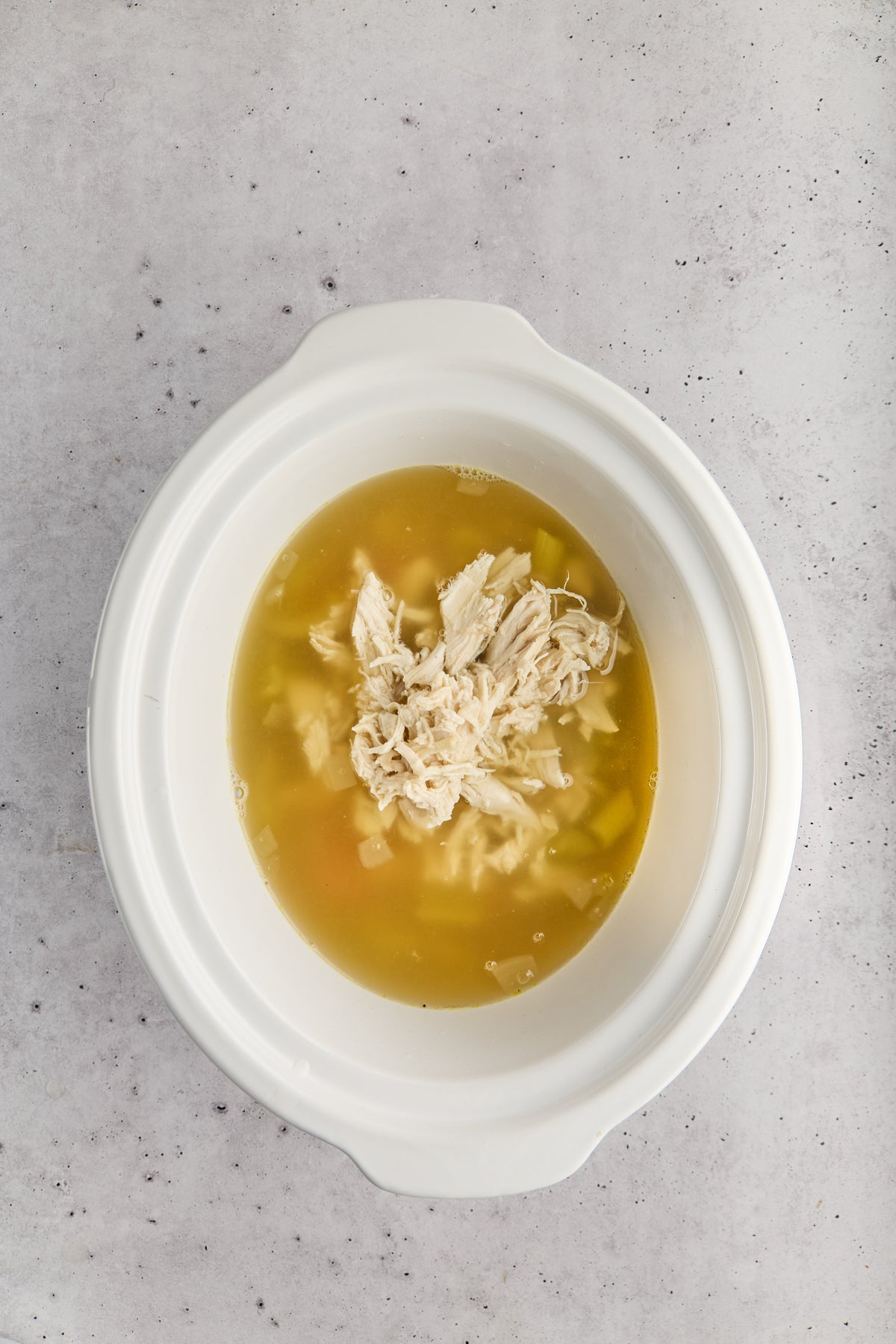 Slow Cooker Chicken Matzo Ball Soup