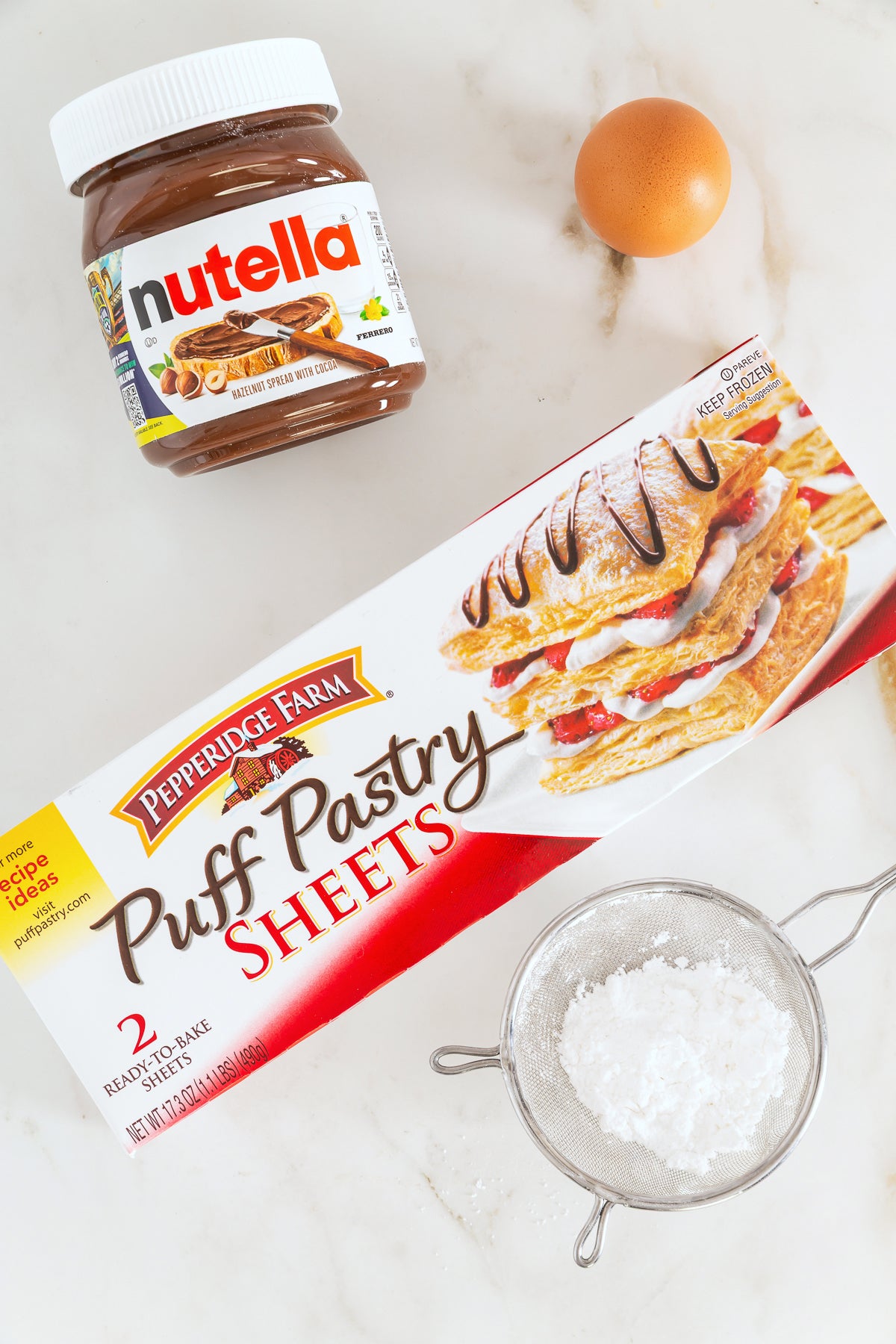 Nutella Puff Pastries
