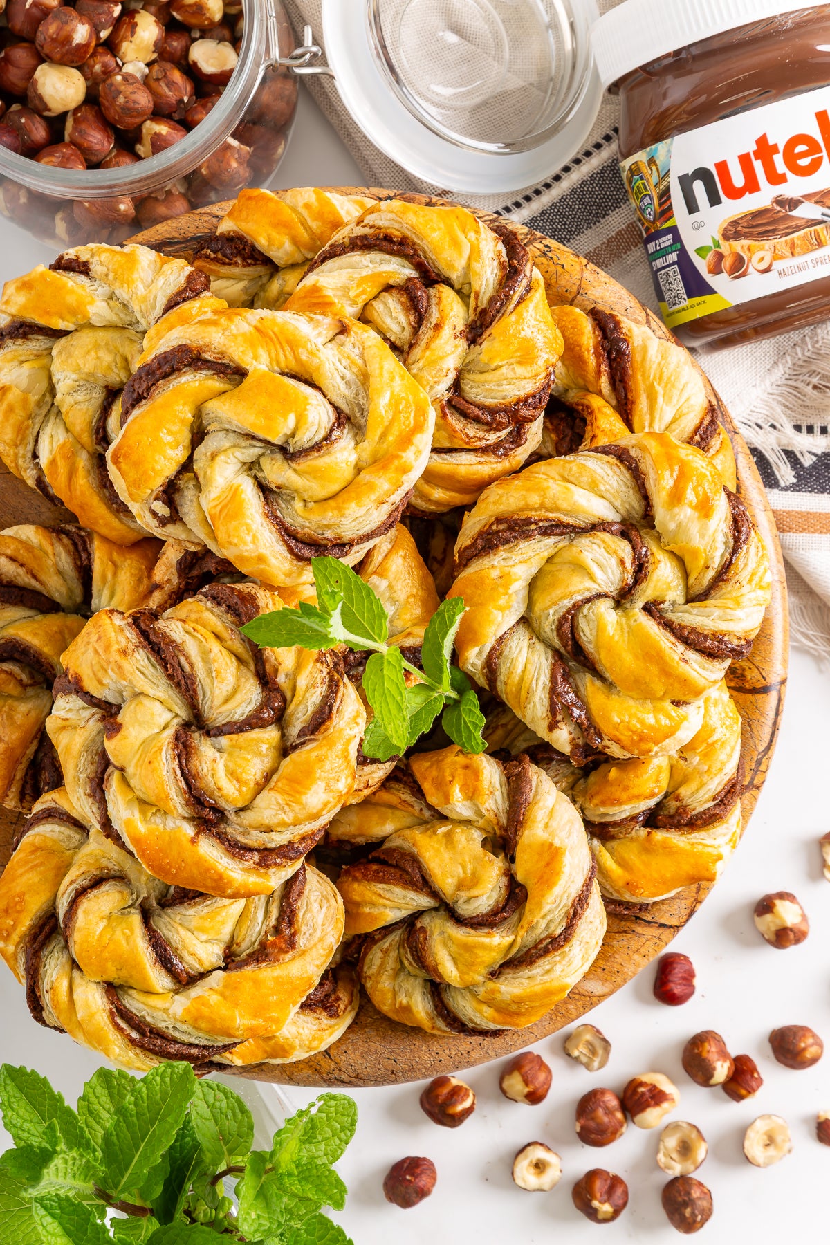 Nutella Puff Pastries