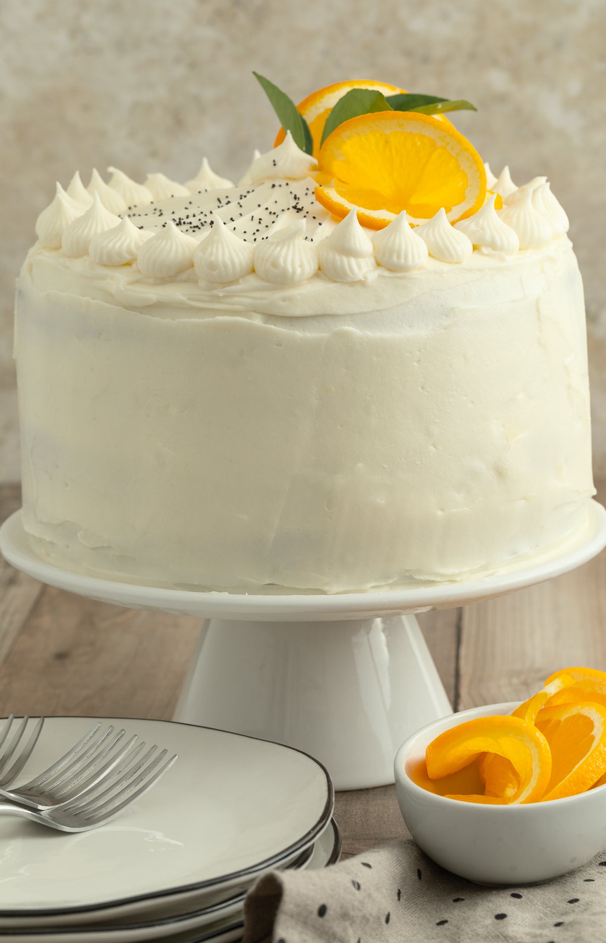Orange Poppy Seed Cake