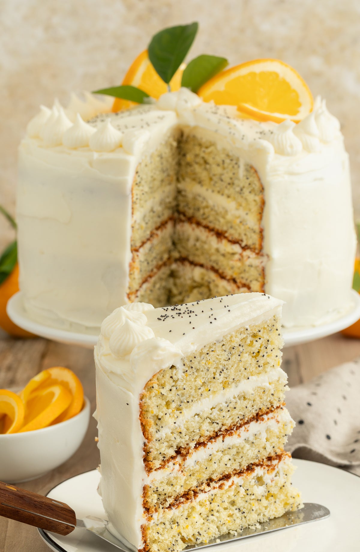 Orange Poppy Seed Cake