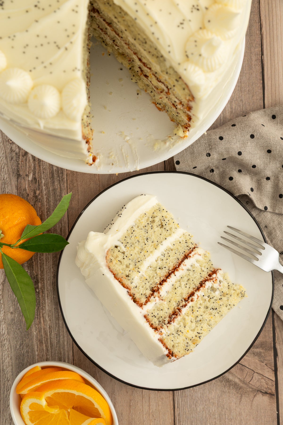 Orange Poppy Seed Cake