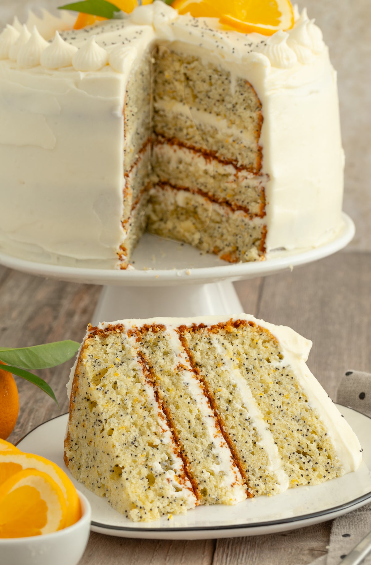 Orange Poppy Seed Cake