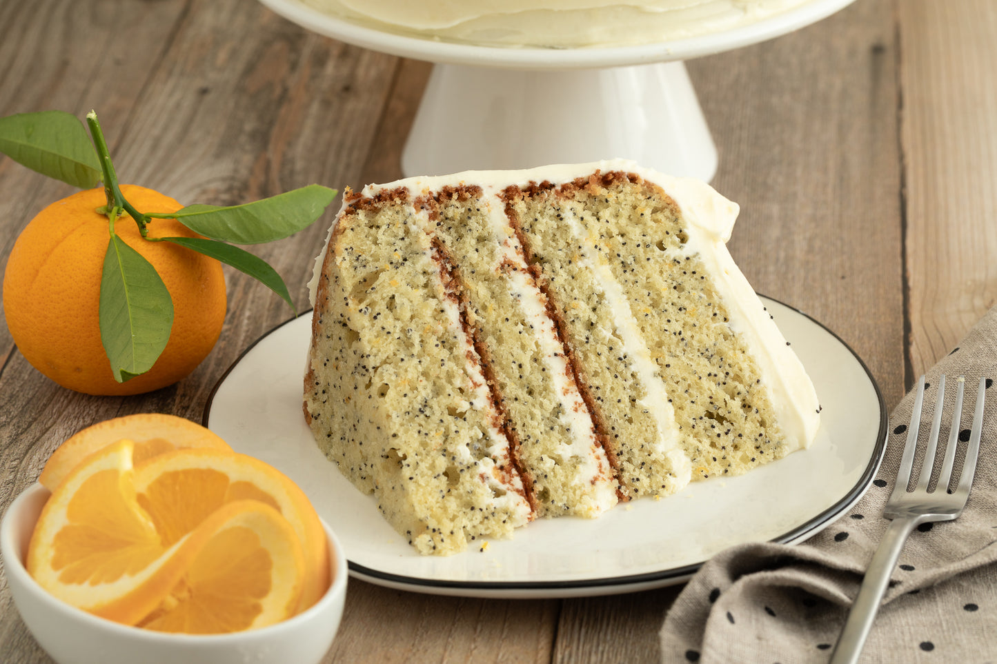 Orange Poppy Seed Cake
