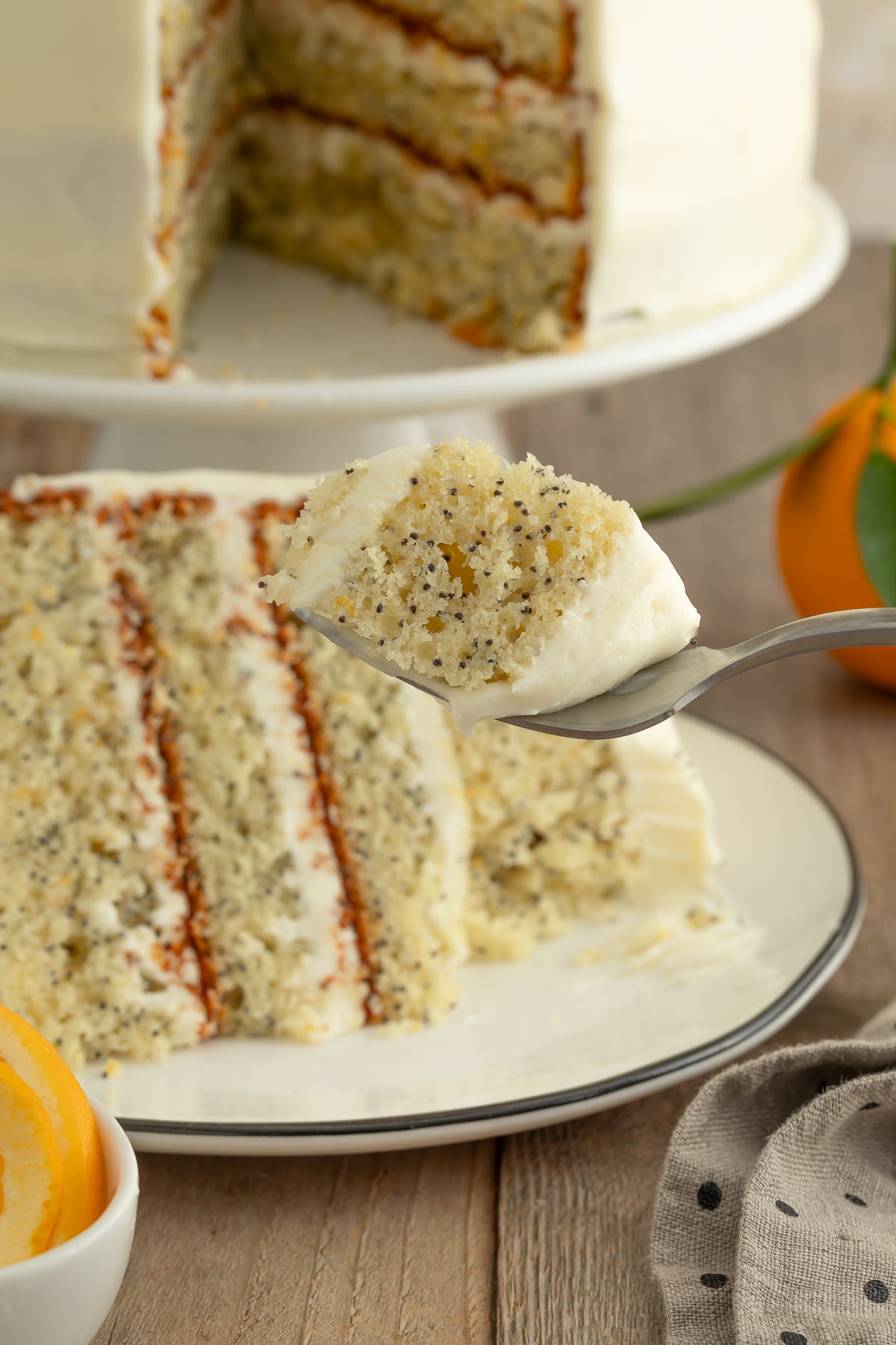 Orange Poppy Seed Cake