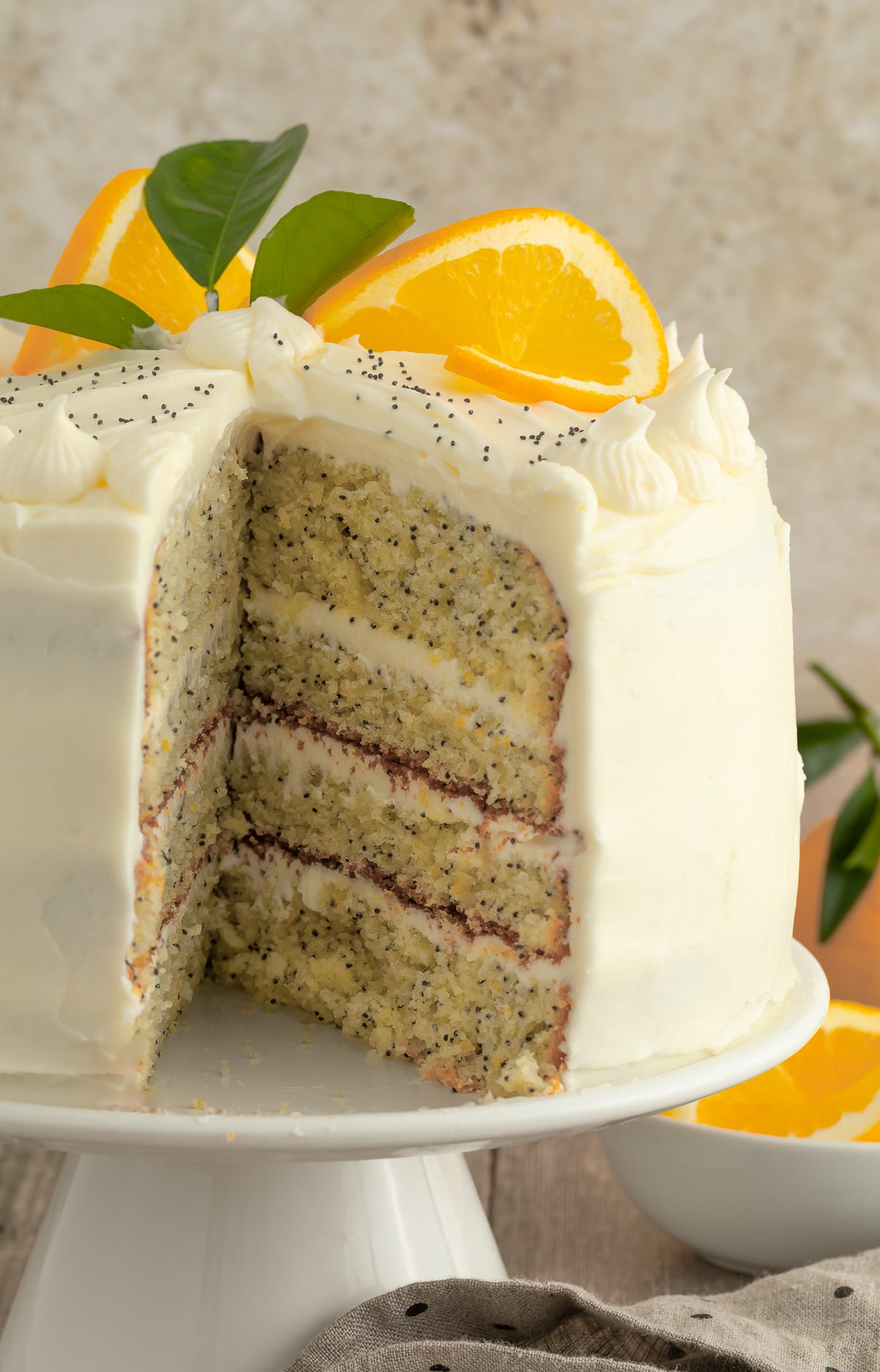 Orange Poppy Seed Cake