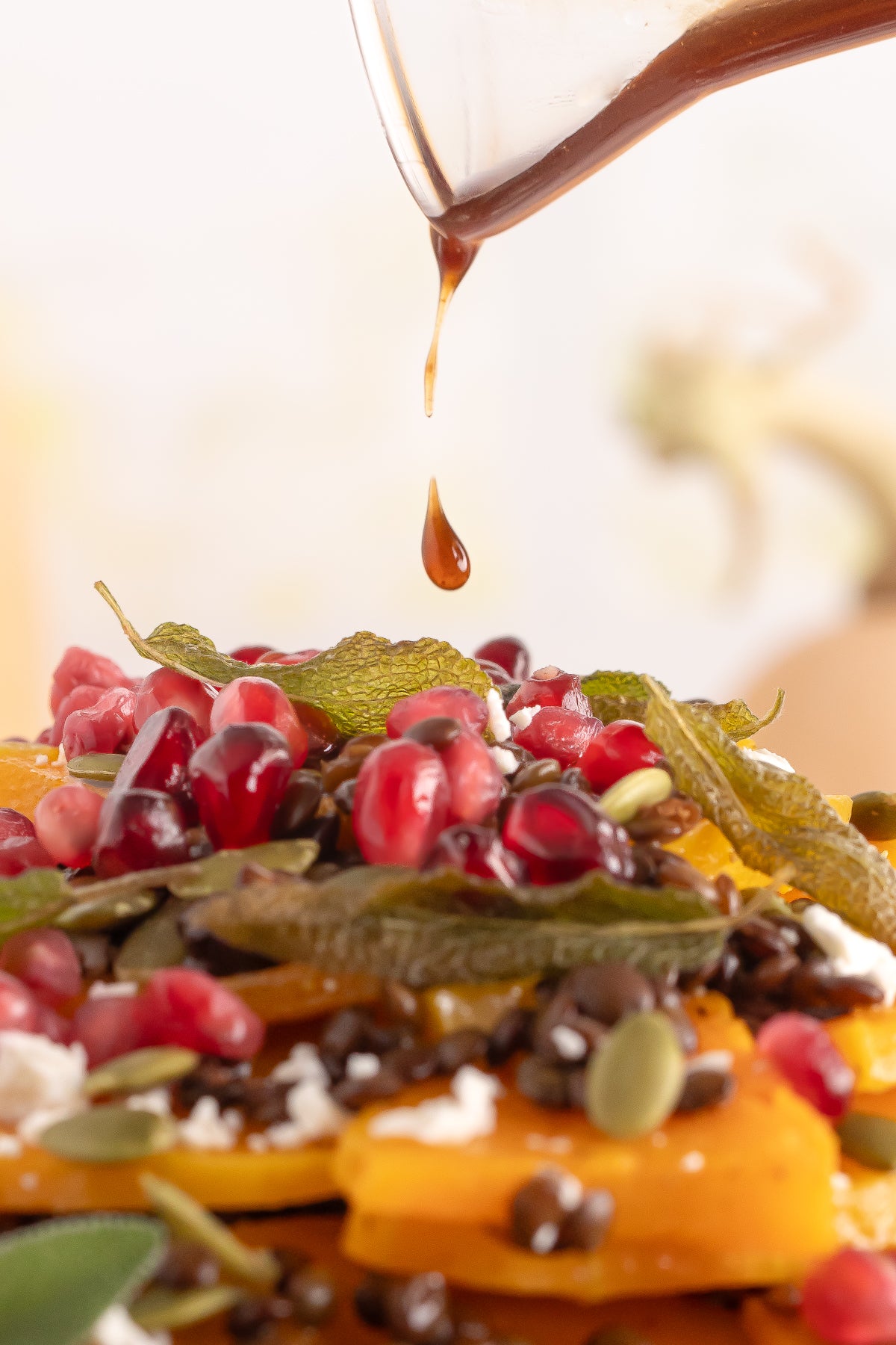 Roasted Butternut Squash and Lentils