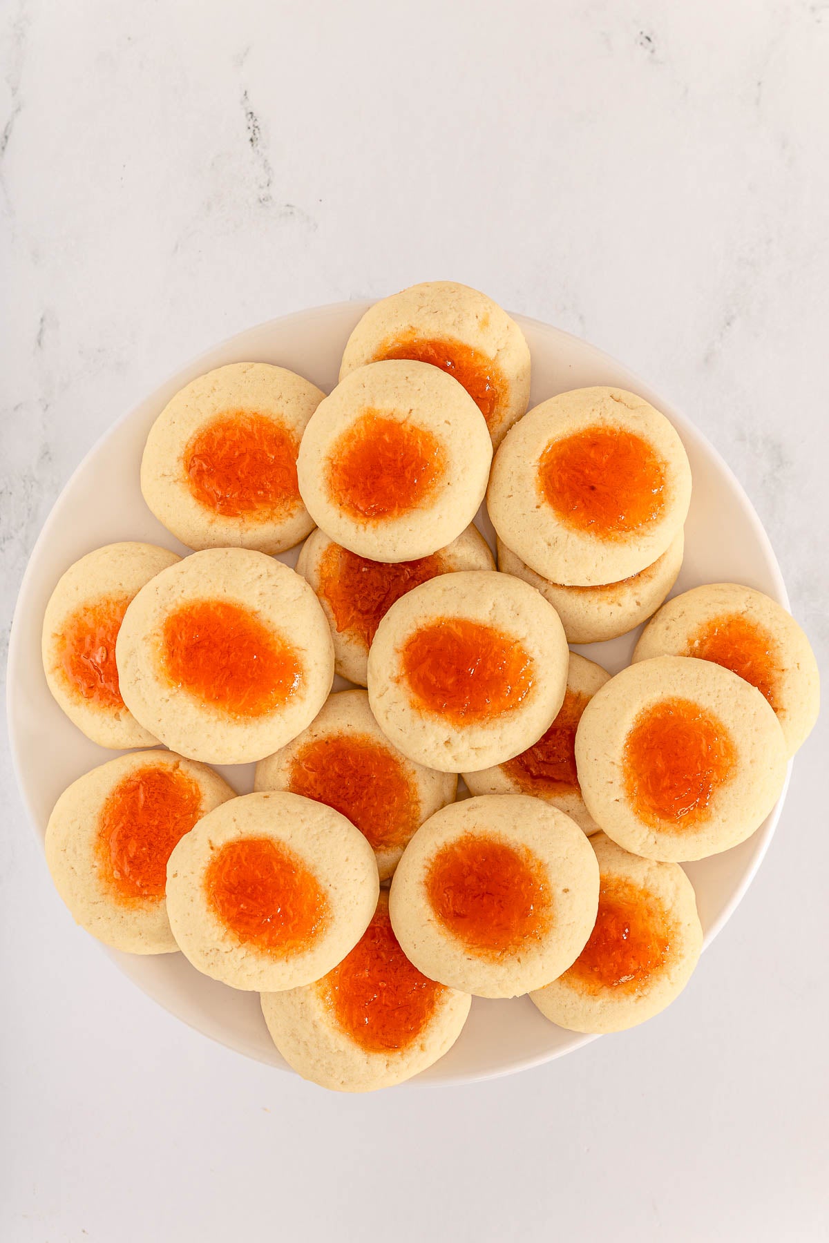 Apricot Jam & Thumbprint Cookies